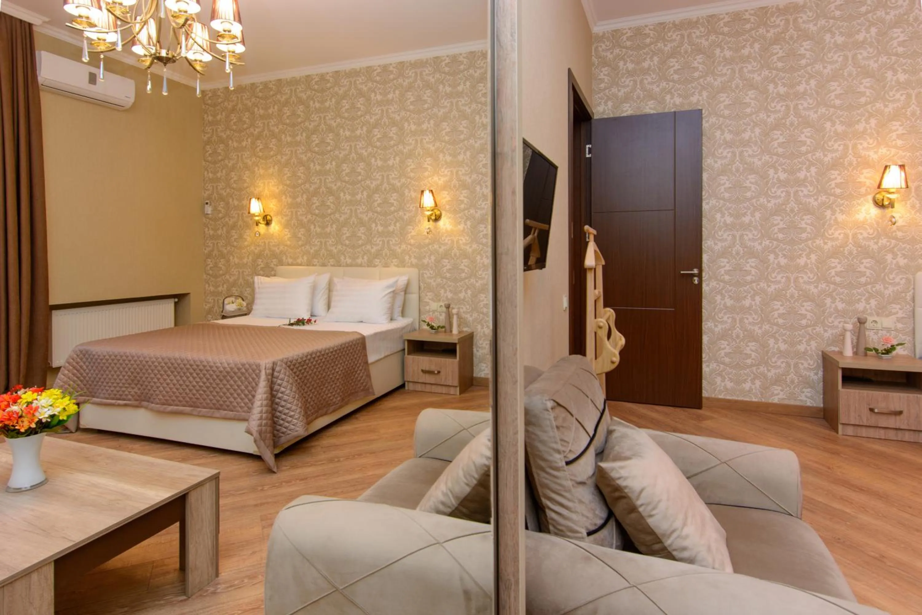 Photo of the whole room, Bed in Dat Exx Apartments on Marjanishvili