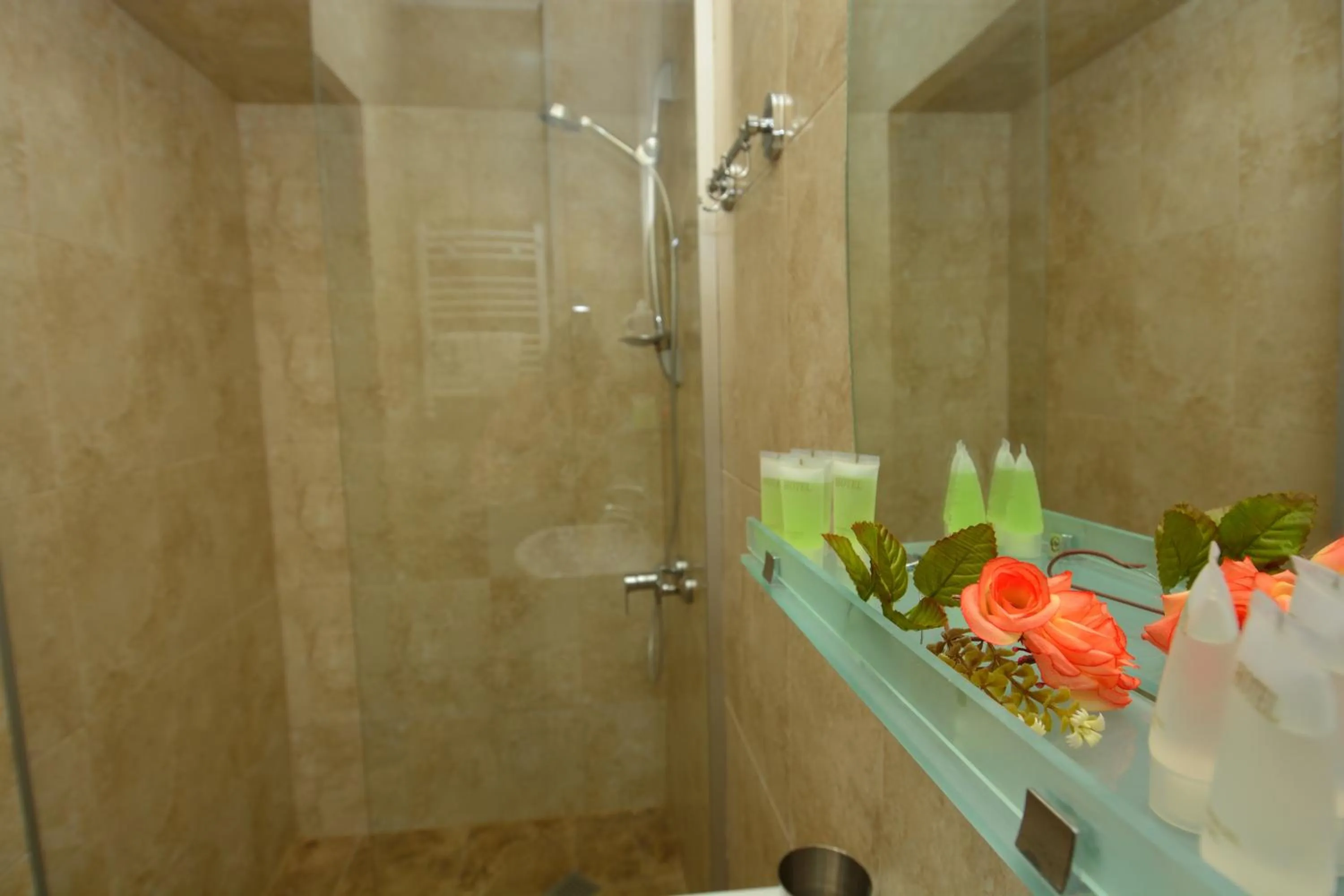 Bathroom in Dat Exx Apartments on Marjanishvili