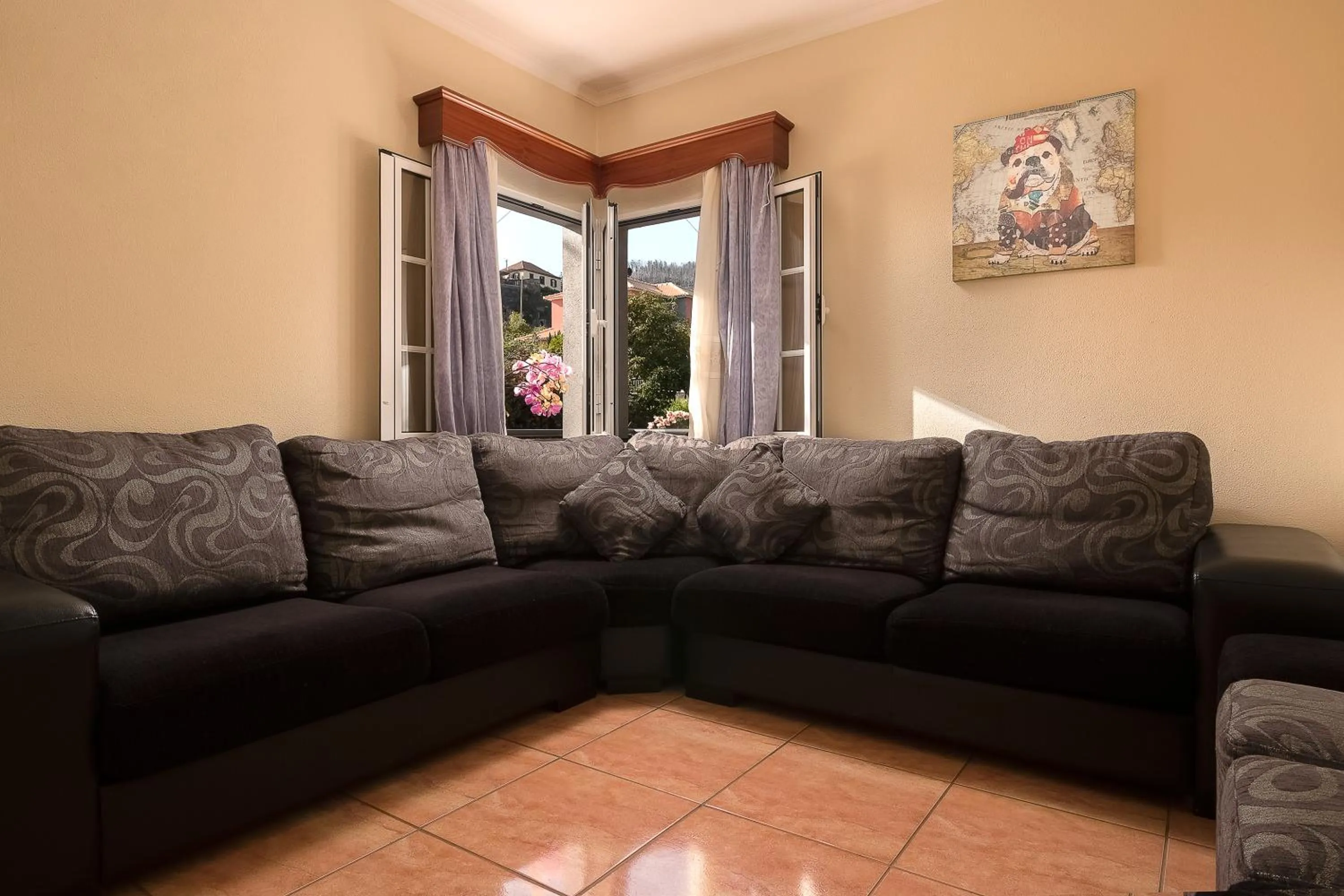 Living room in Paradise House Calheta