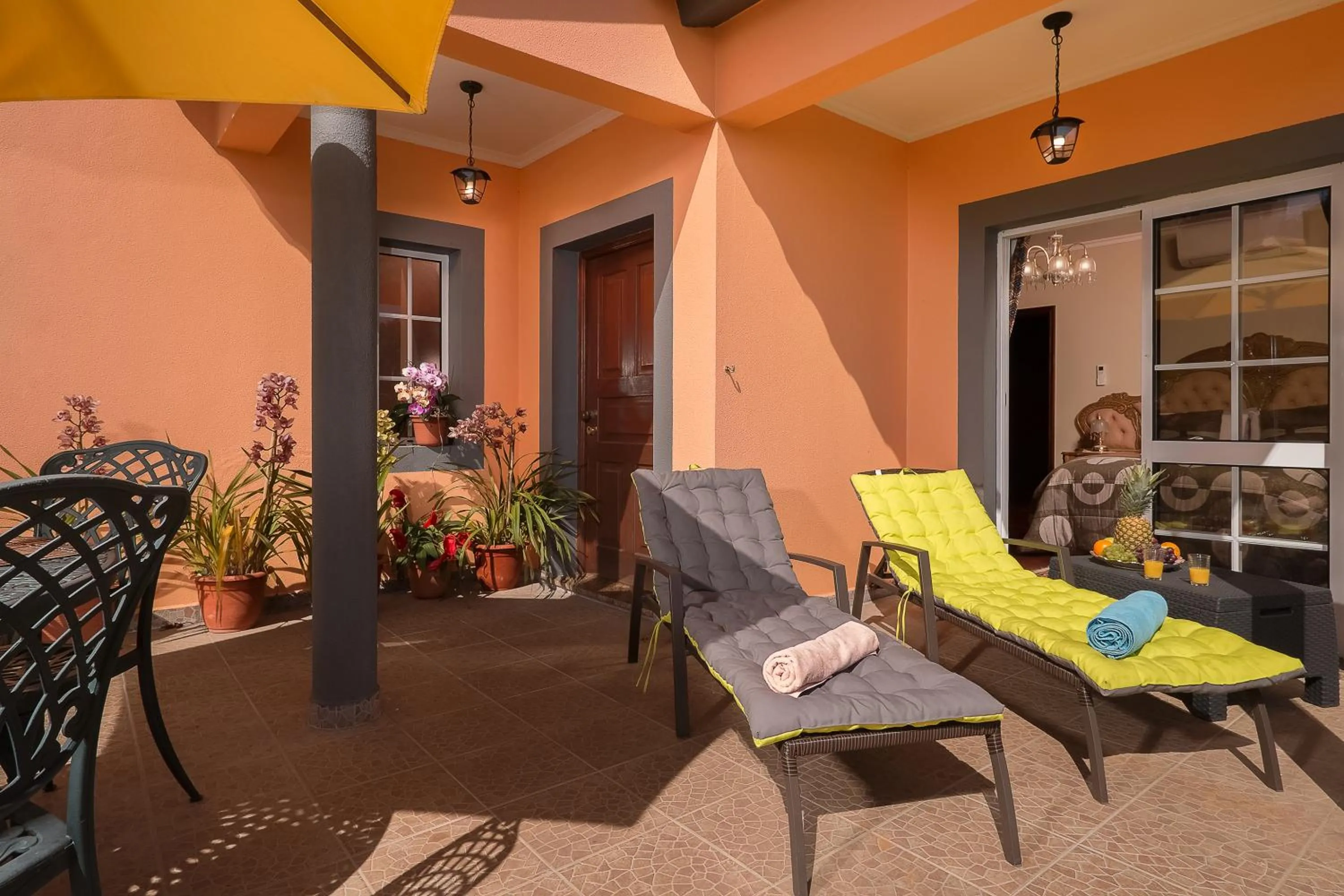 Balcony/Terrace in Paradise House Calheta