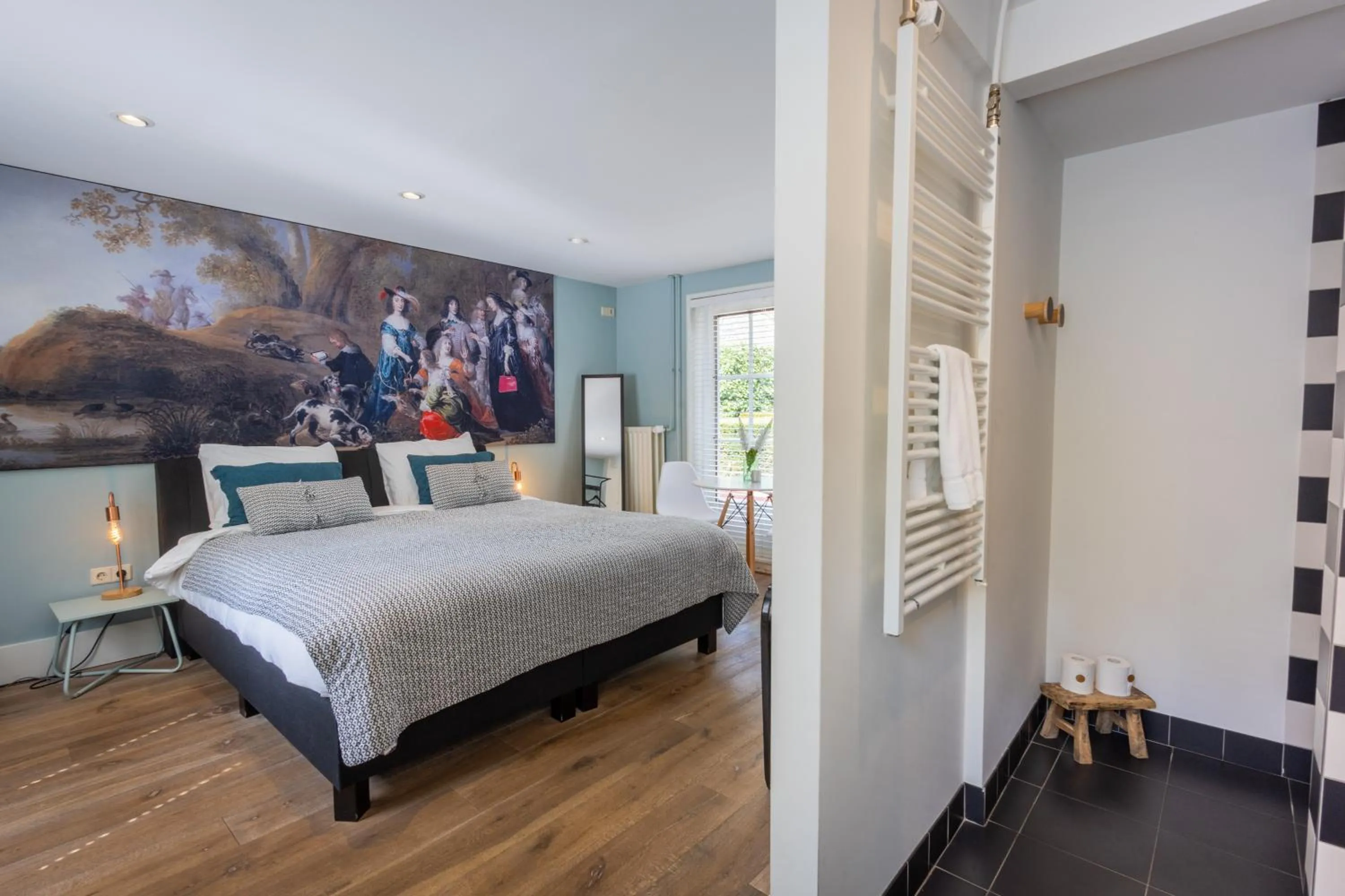 Bed in B&B Kasteel Maurick