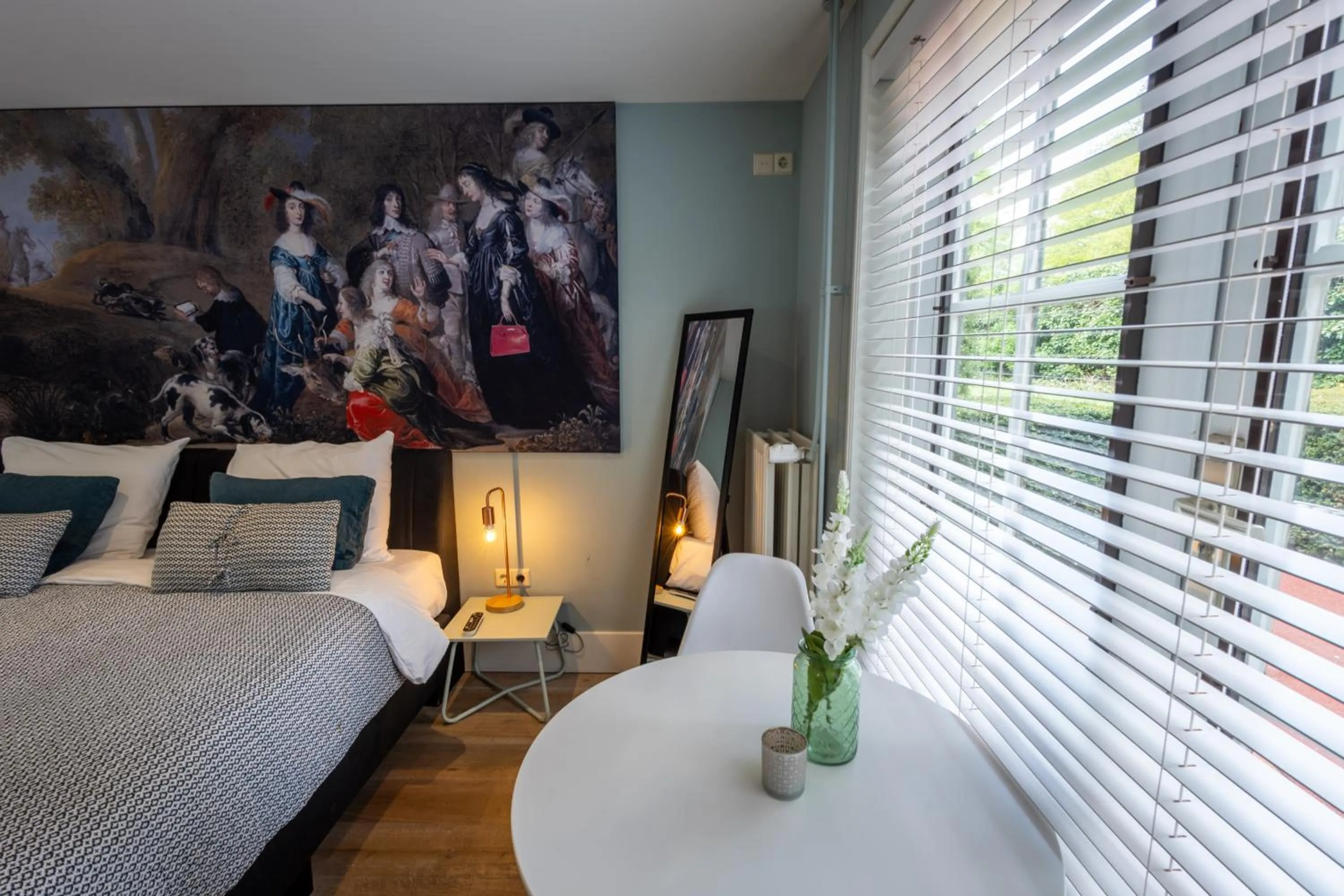 Bed in B&B Kasteel Maurick