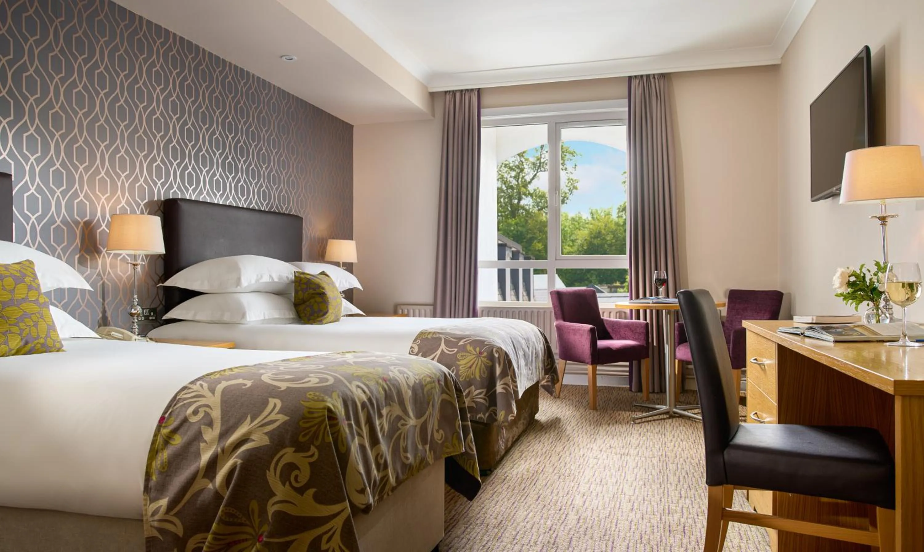 Bed in The Inn at Dromoland