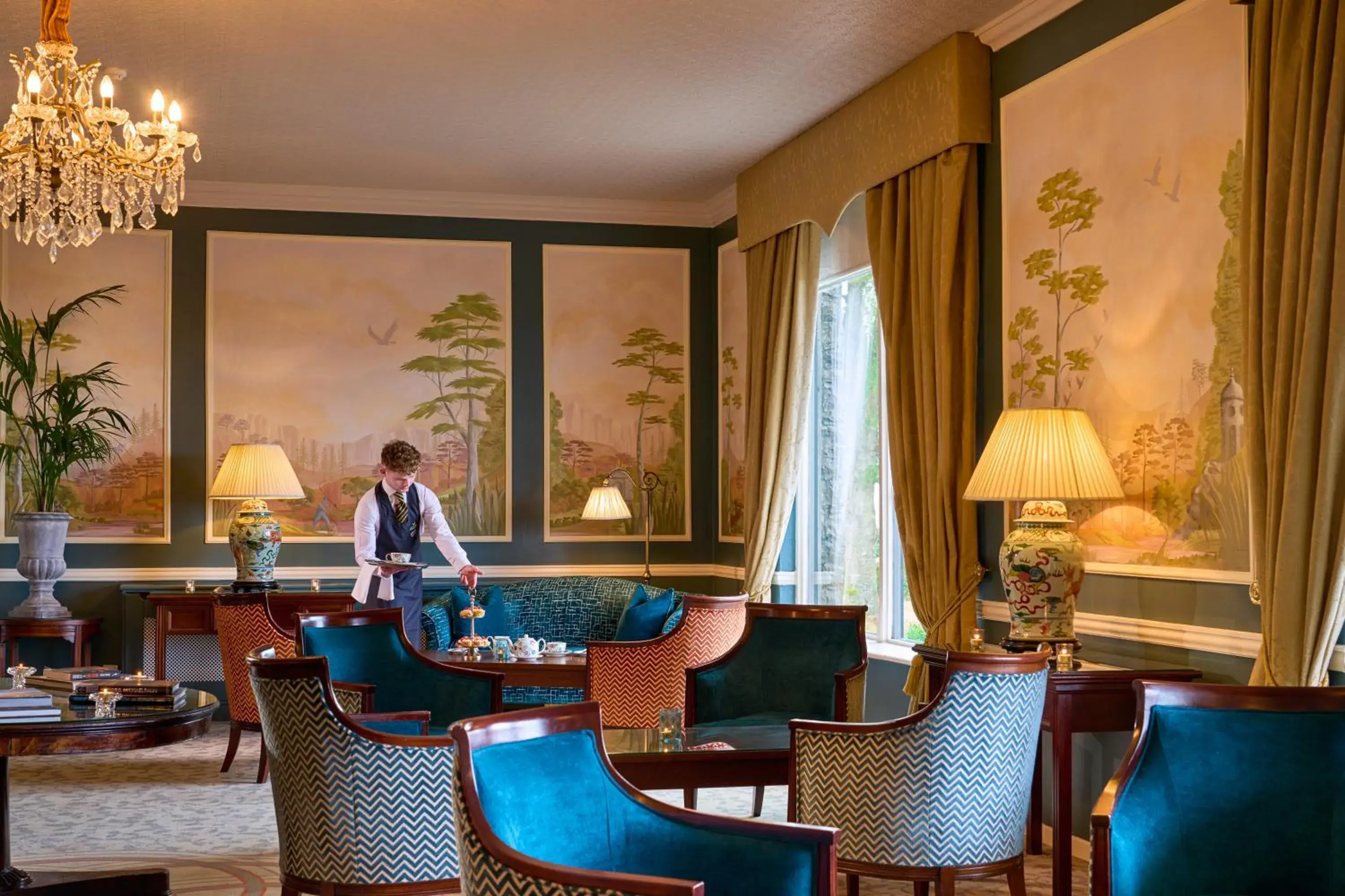 Lobby or reception in The Inn at Dromoland Lobby or reception in The Inn at Dromoland