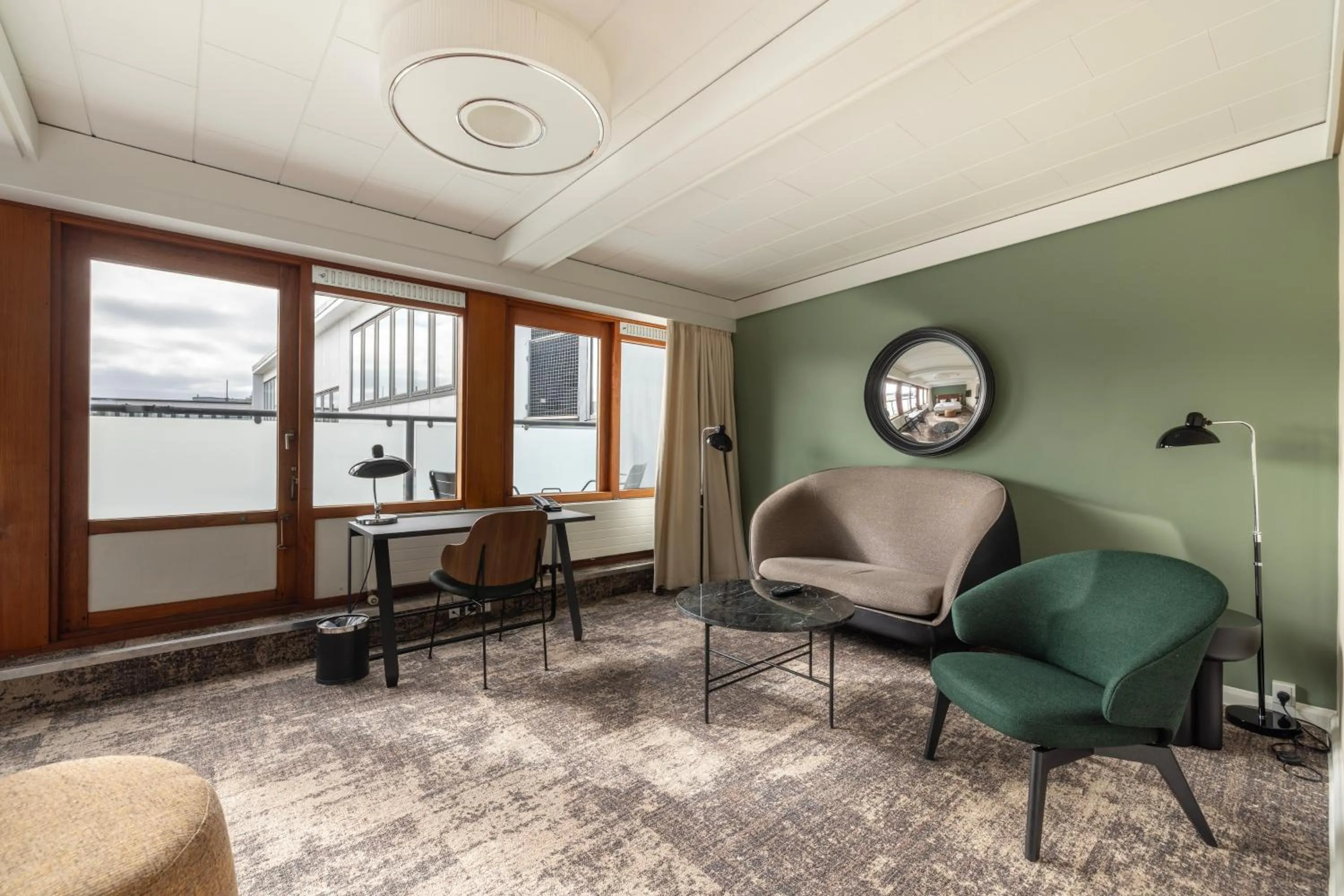 Seating area in Imperial Hotel