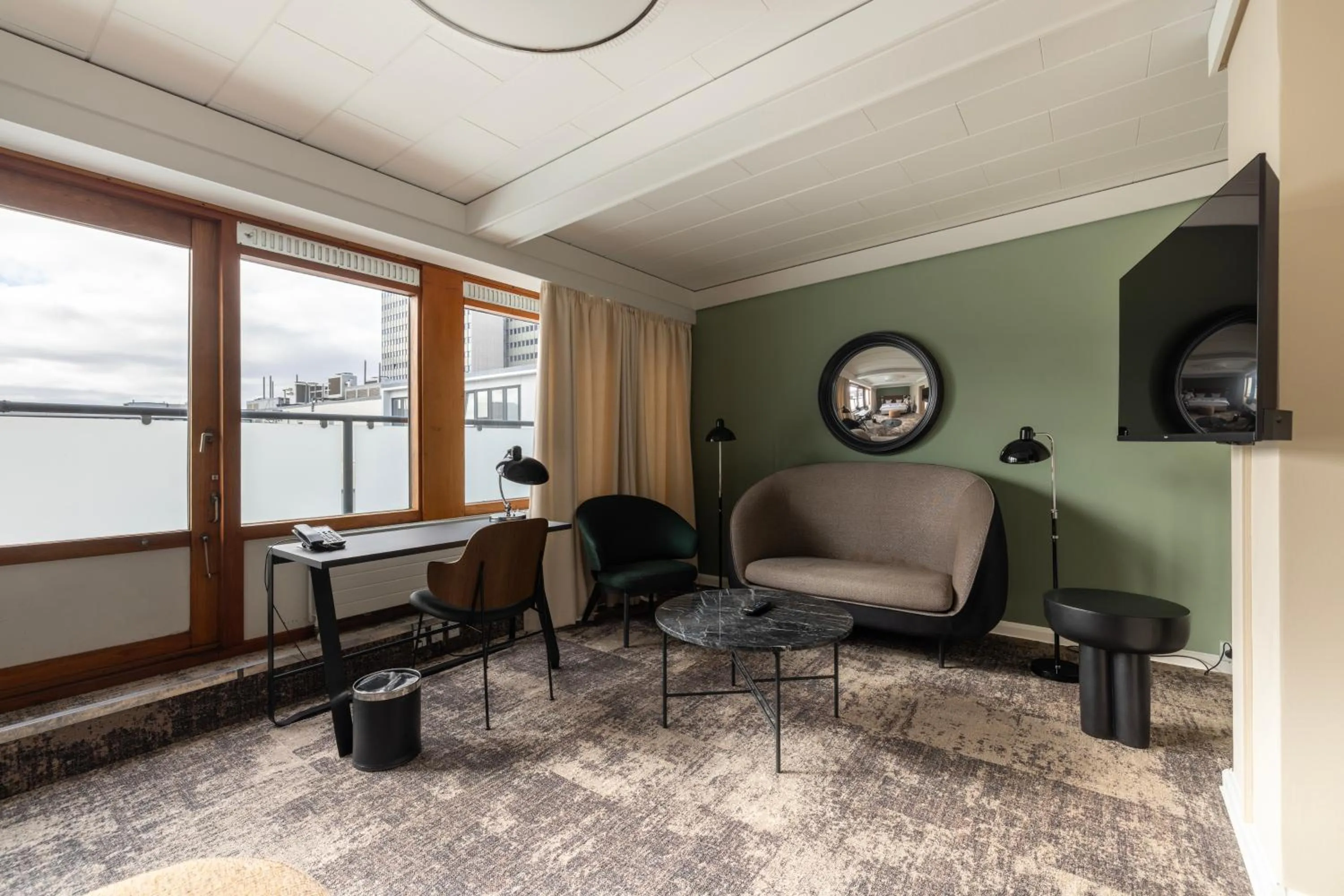 Seating area in Imperial Hotel