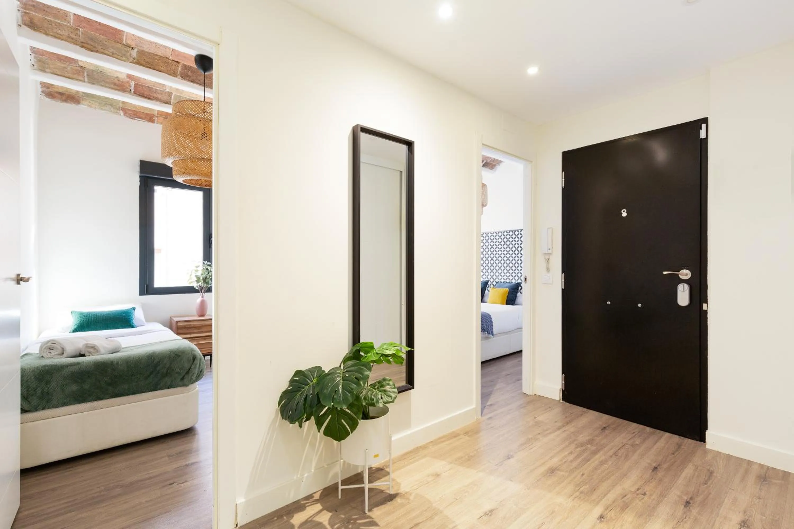 Property building, Bed in Modern Catalan Apartments by Olala Homes