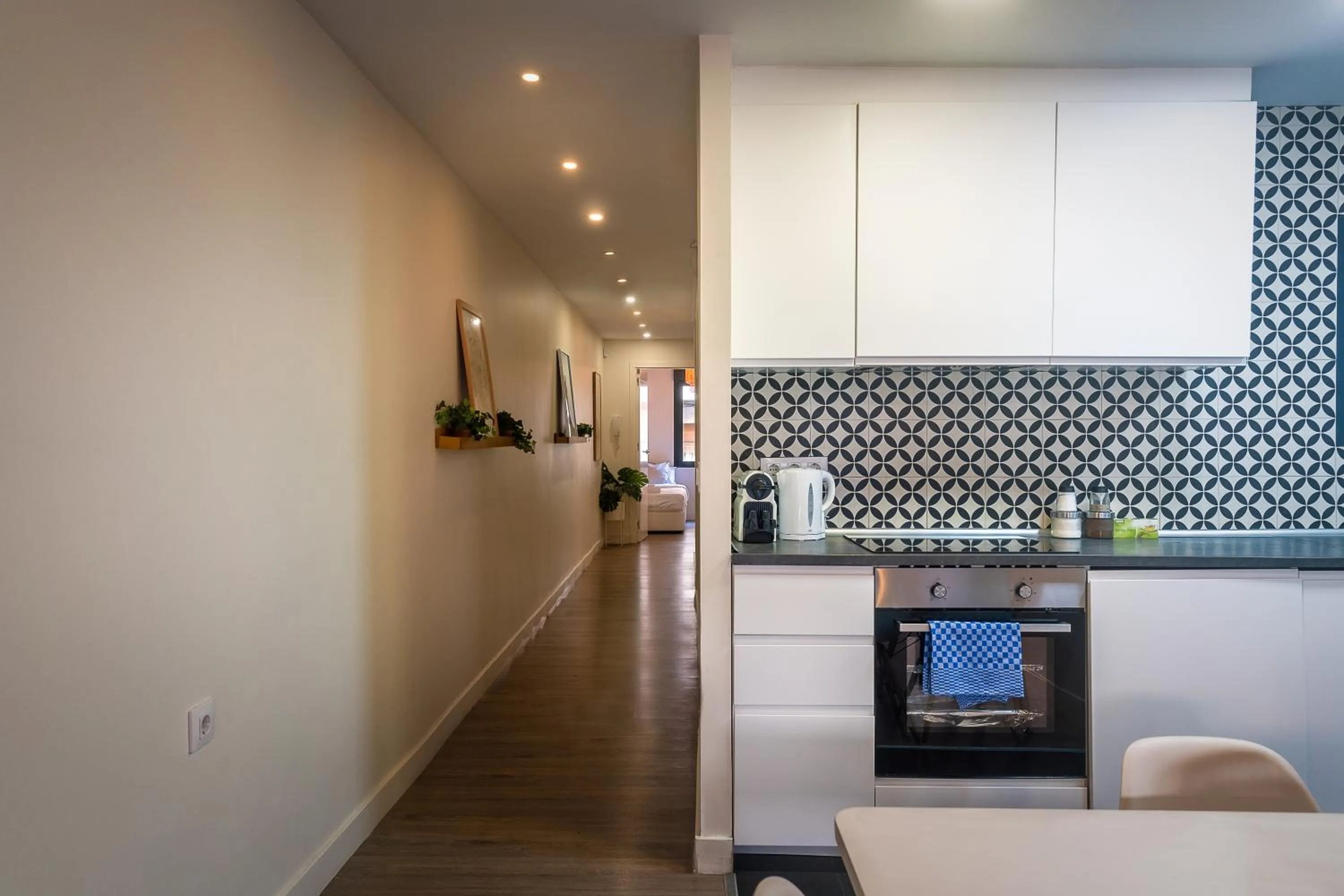 kitchen in Modern Catalan Apartments by Olala Homes