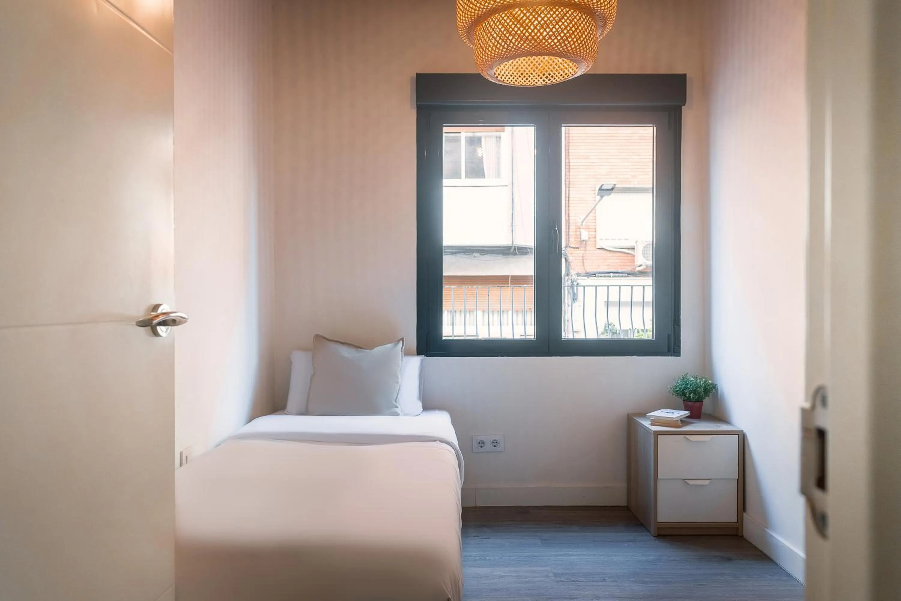 Bedroom, Bed in Modern Catalan Apartments by Olala Homes
