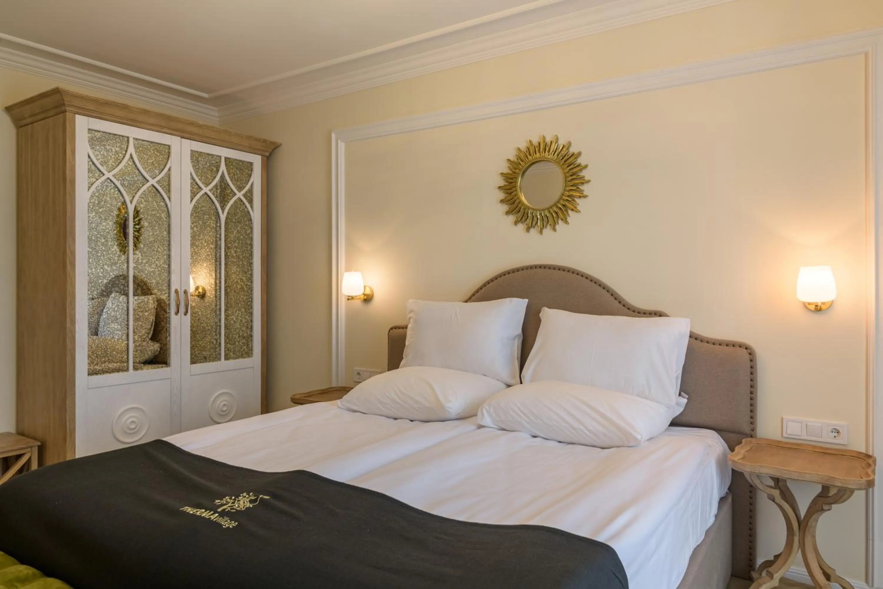 Bed in ECO Therma Village - Mineral Pool & SPA & All Inclusive