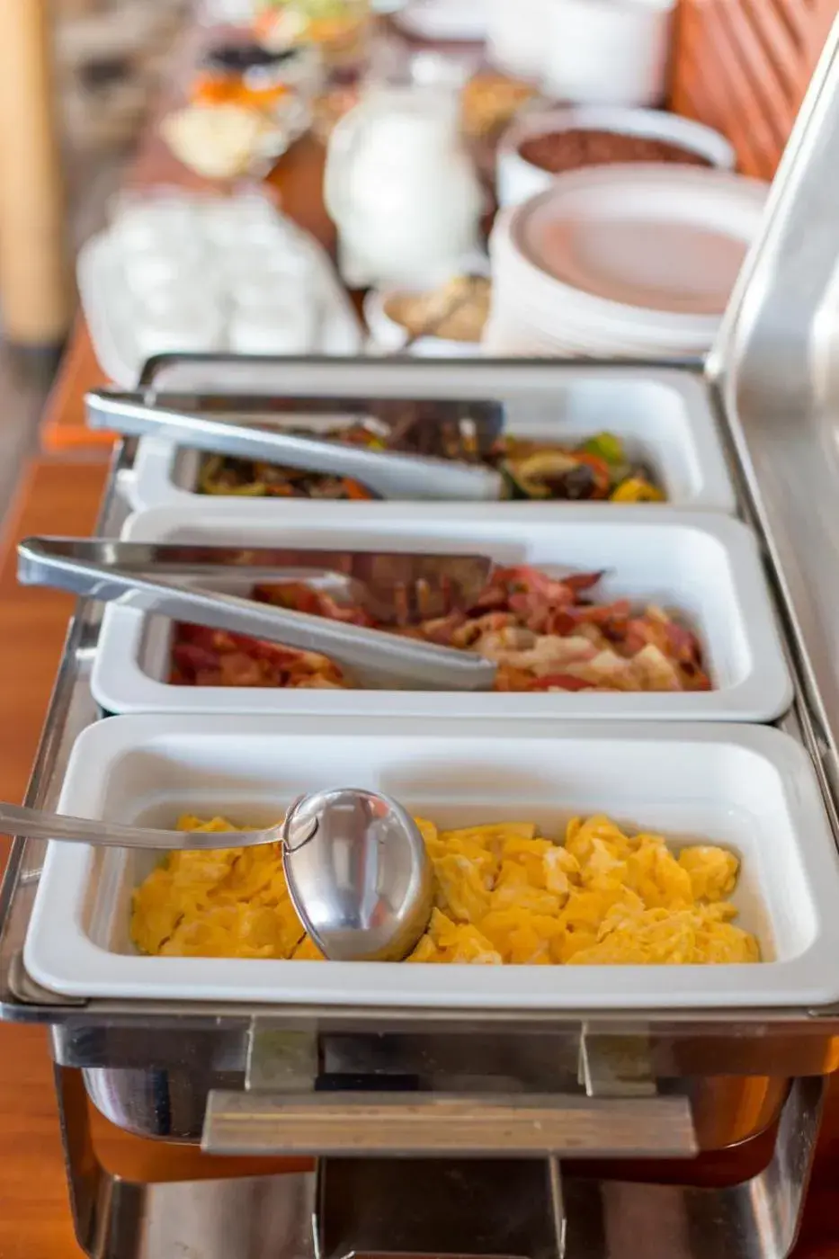 Buffet breakfast in Grand Jules - Boat Hotel Buffet breakfast in Grand Jules - Boat Hotel