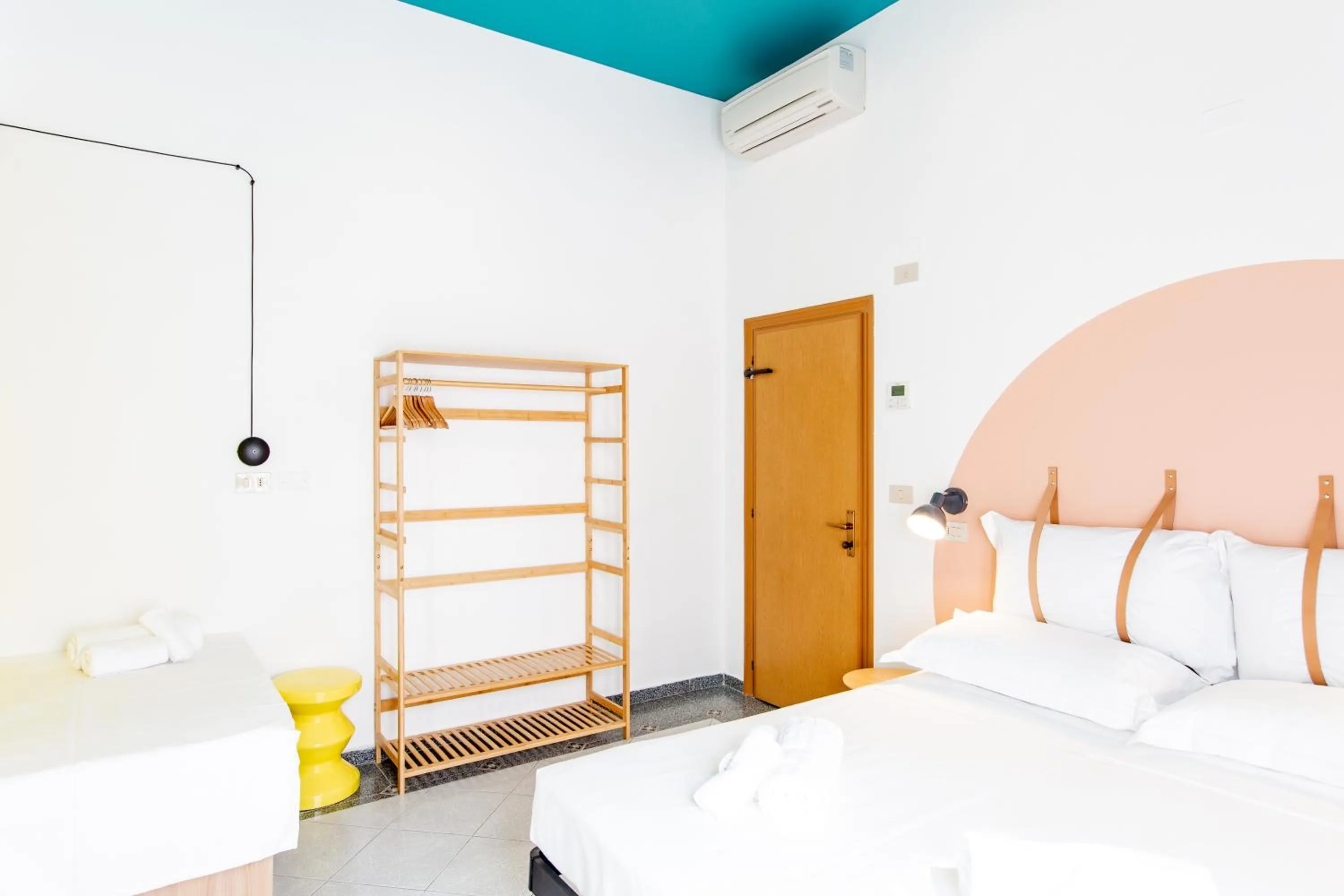 wardrobe, Bed in Hotel Belvedere Rimini