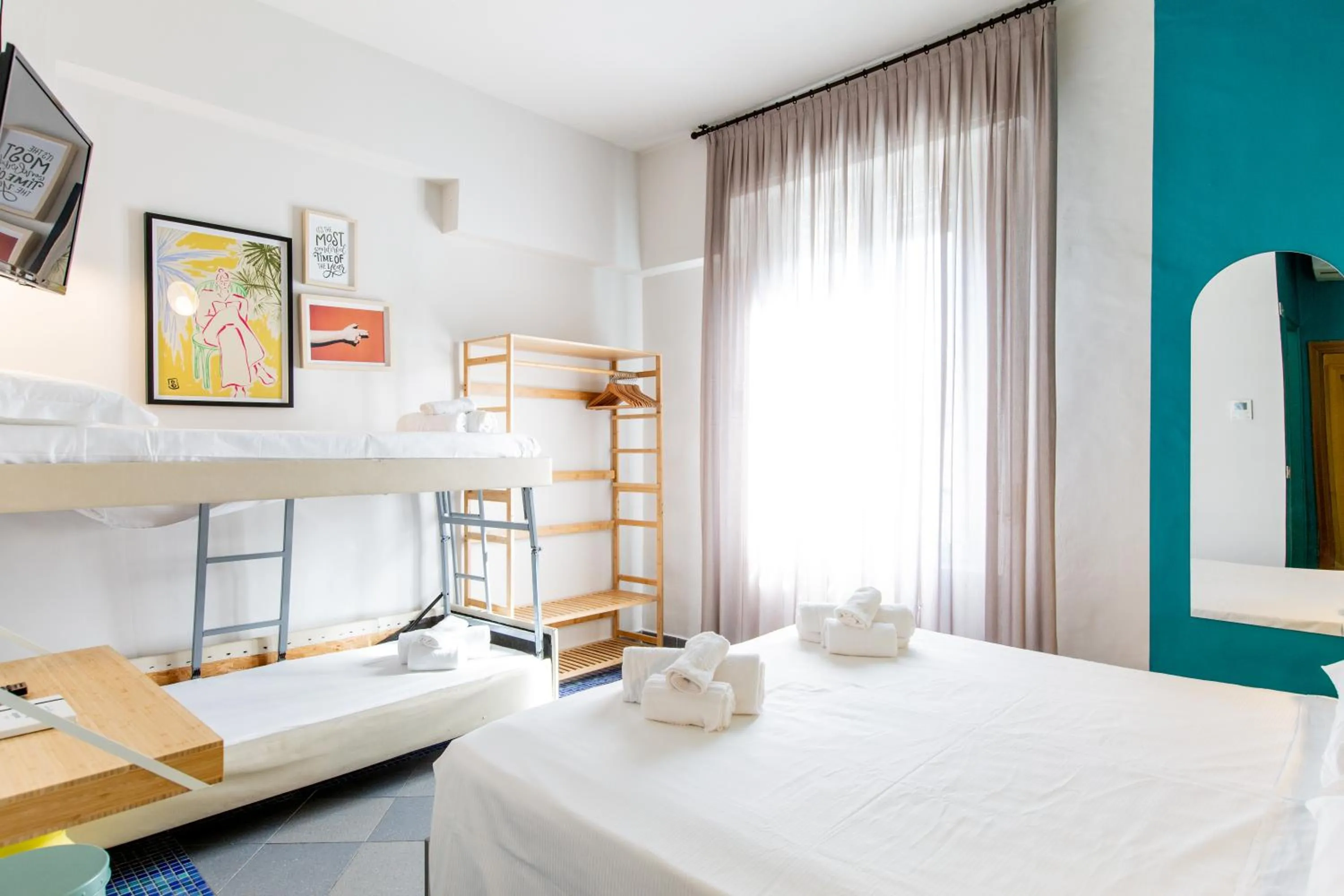 Bed in Hotel Belvedere Rimini