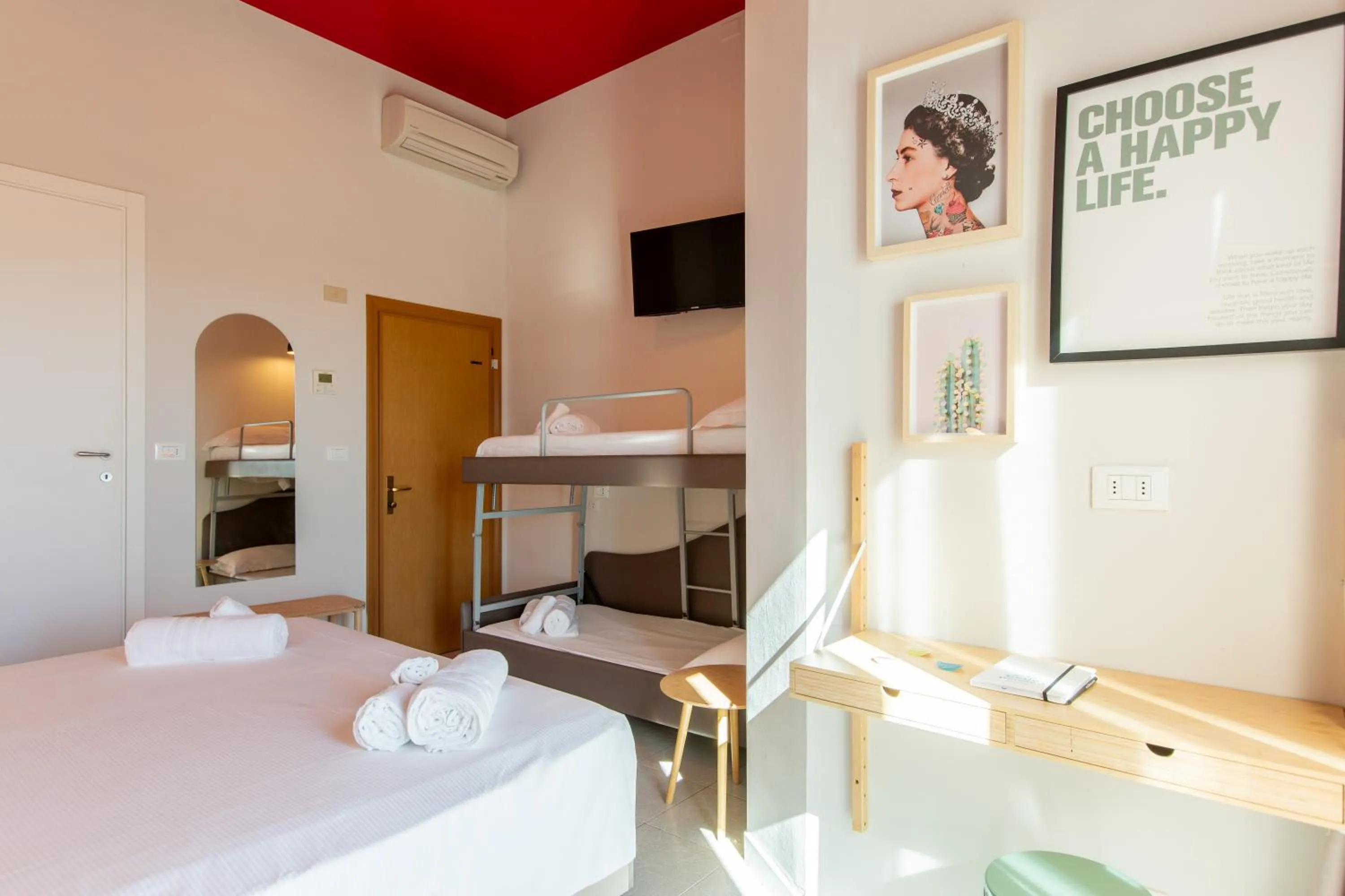 Bed in Hotel Belvedere Rimini