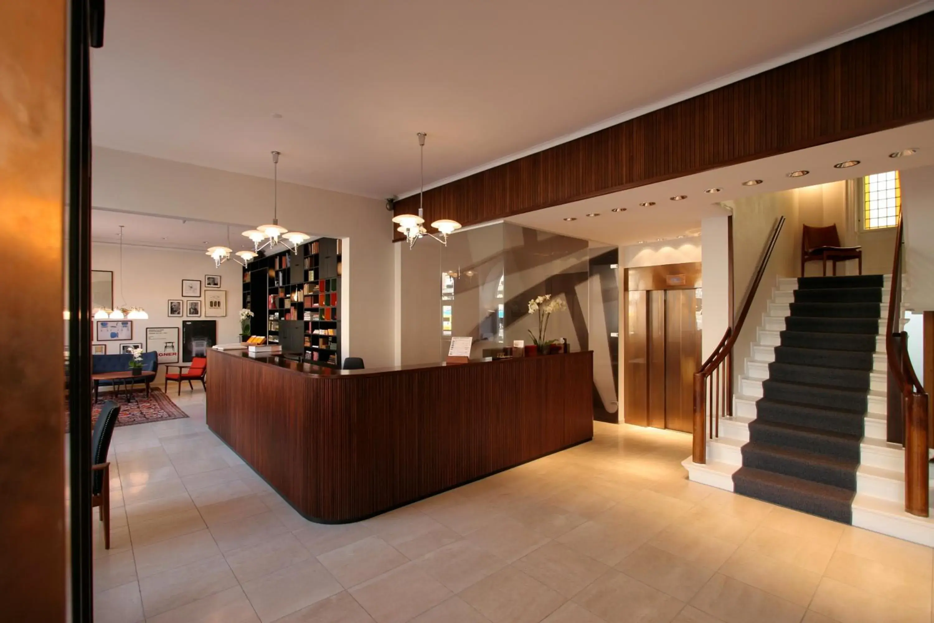 Lobby or reception in Hotel Alexandra Lobby or reception in Hotel Alexandra