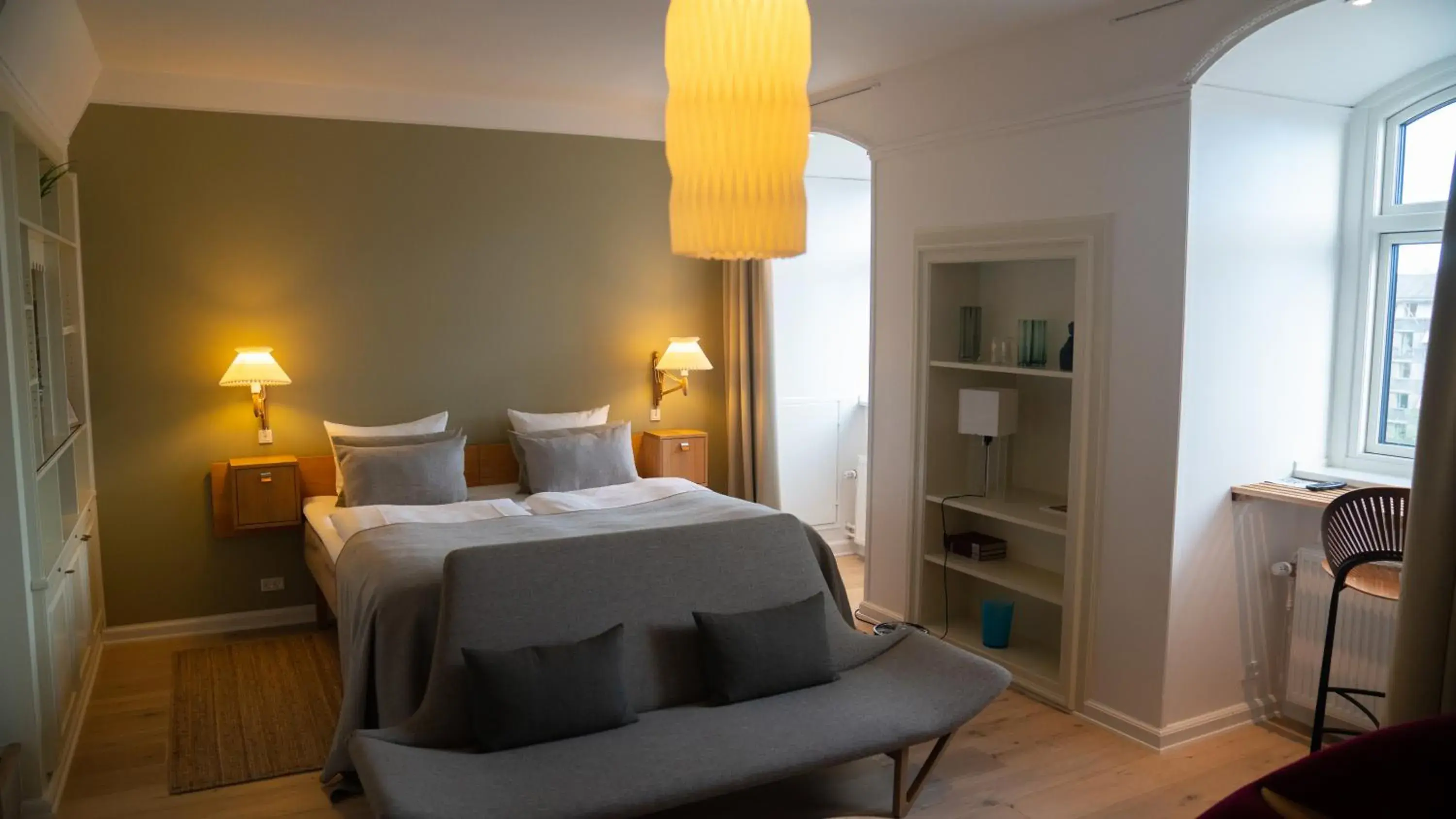 Bed in Hotel Alexandra Bed in Hotel Alexandra