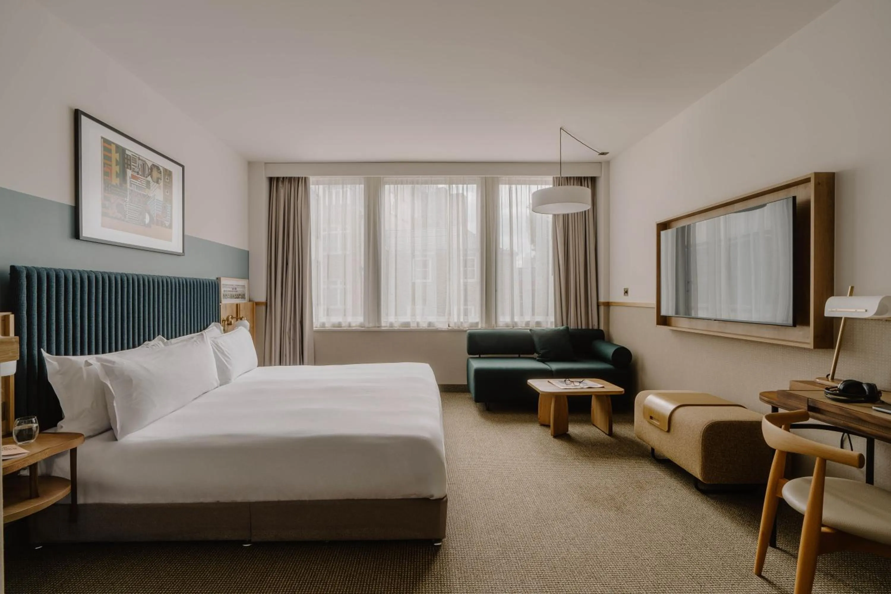 Bed in Club Quarters Hotel St Paul's, London