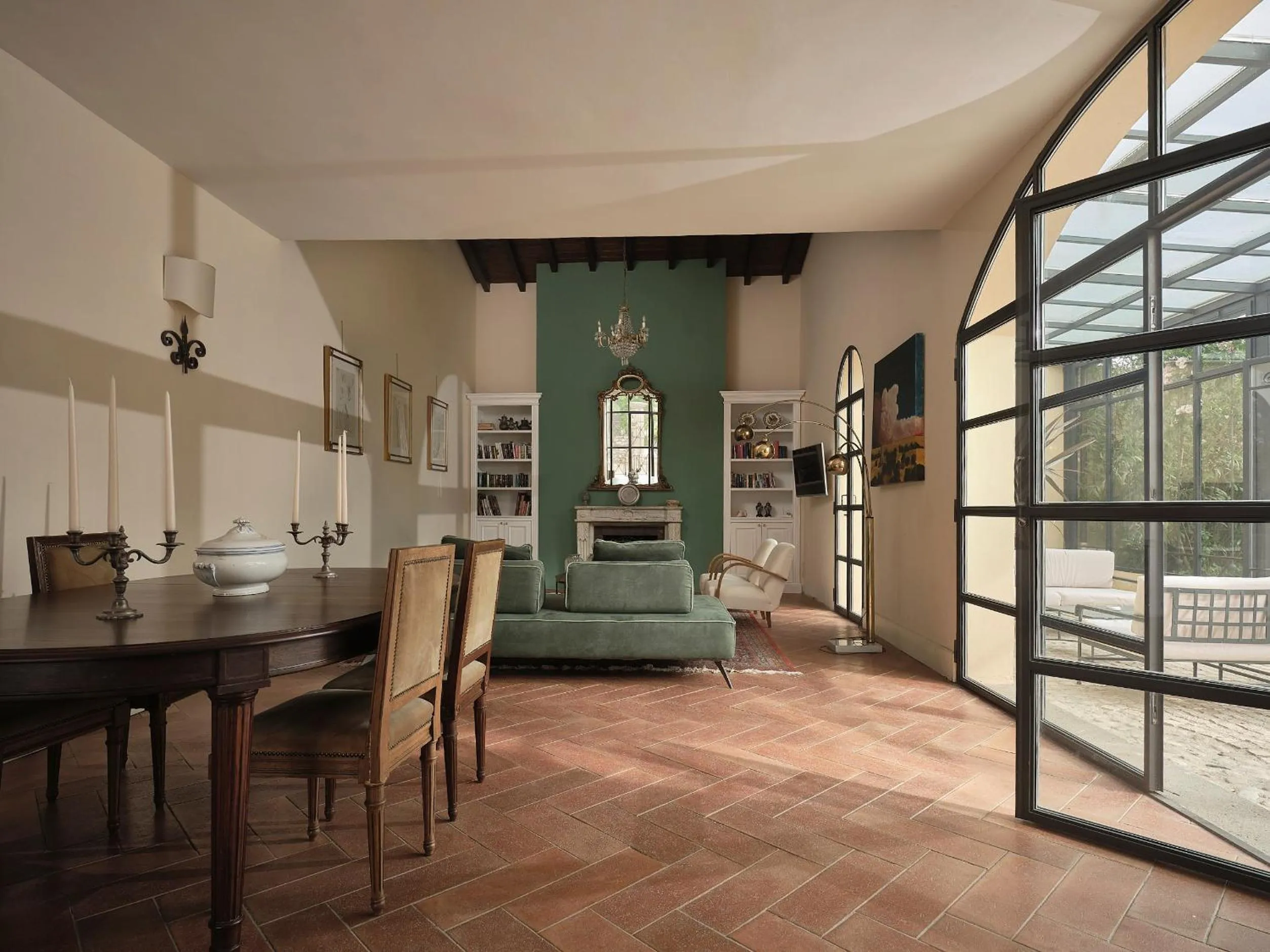 Communal lounge/ TV room in Agriturismo Castello Santa Margherita