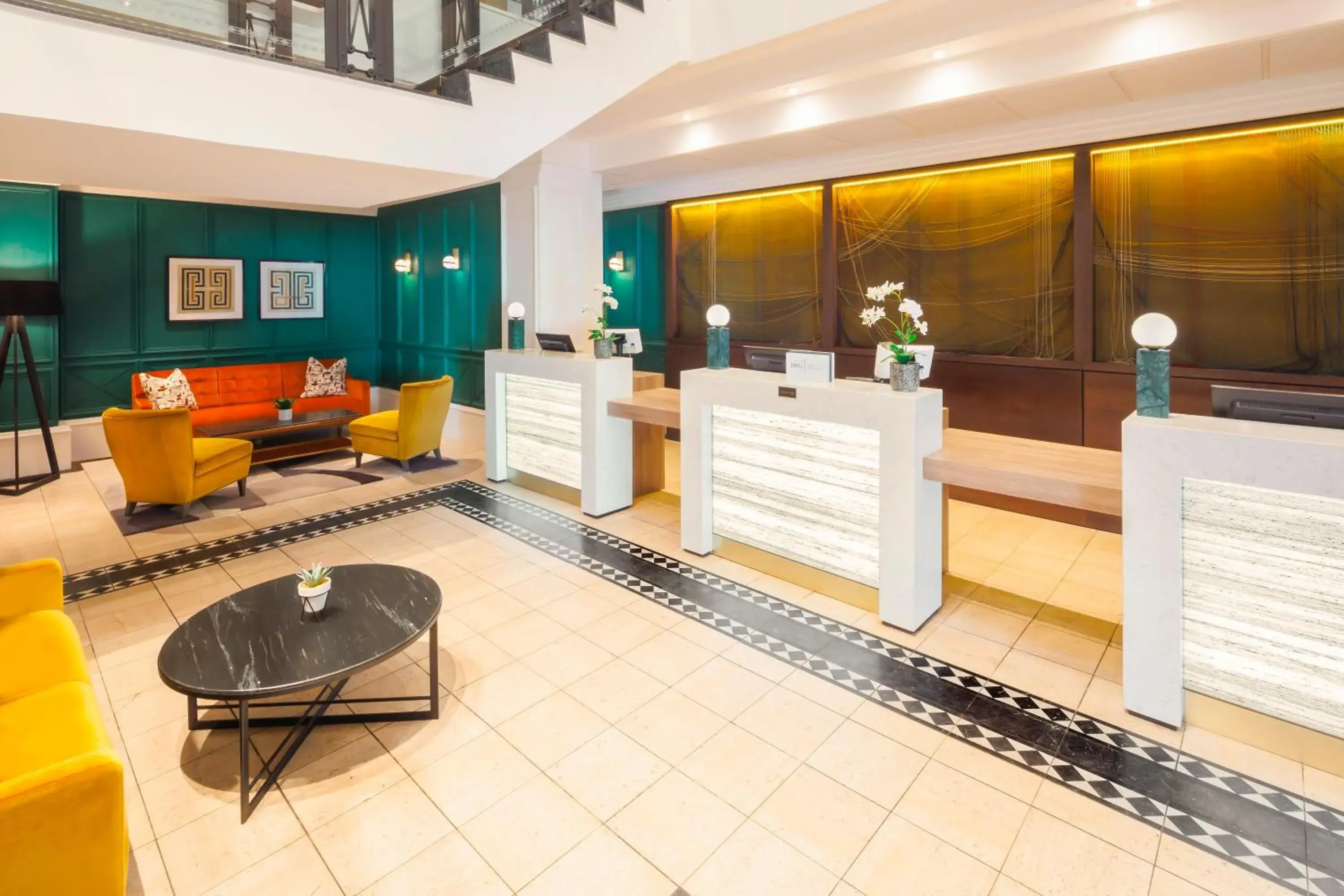 Lobby or reception in Crowne Plaza Leeds by IHG Lobby or reception in Crowne Plaza Leeds by IHG