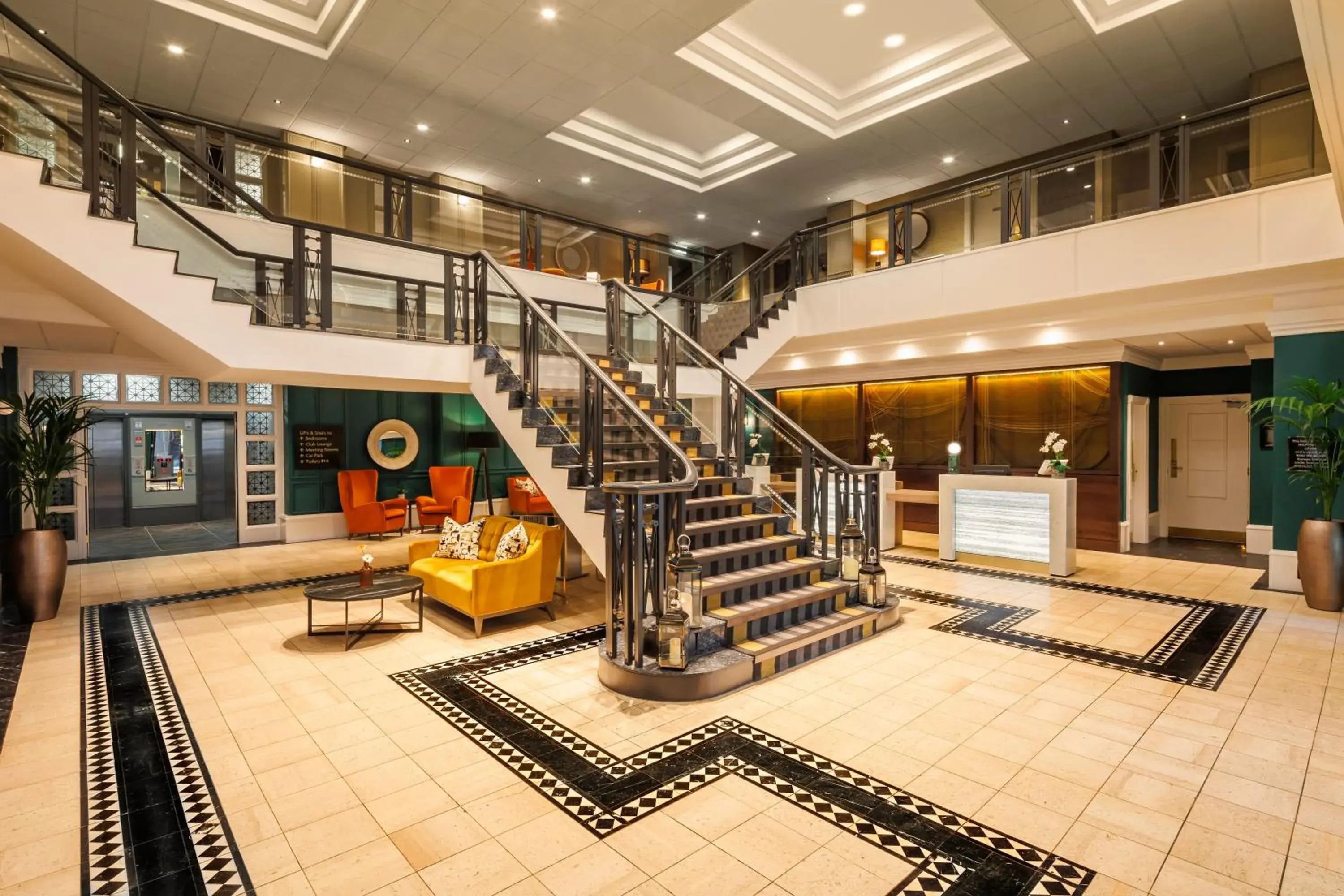 Lobby or reception in Crowne Plaza Leeds by IHG Lobby or reception in Crowne Plaza Leeds by IHG