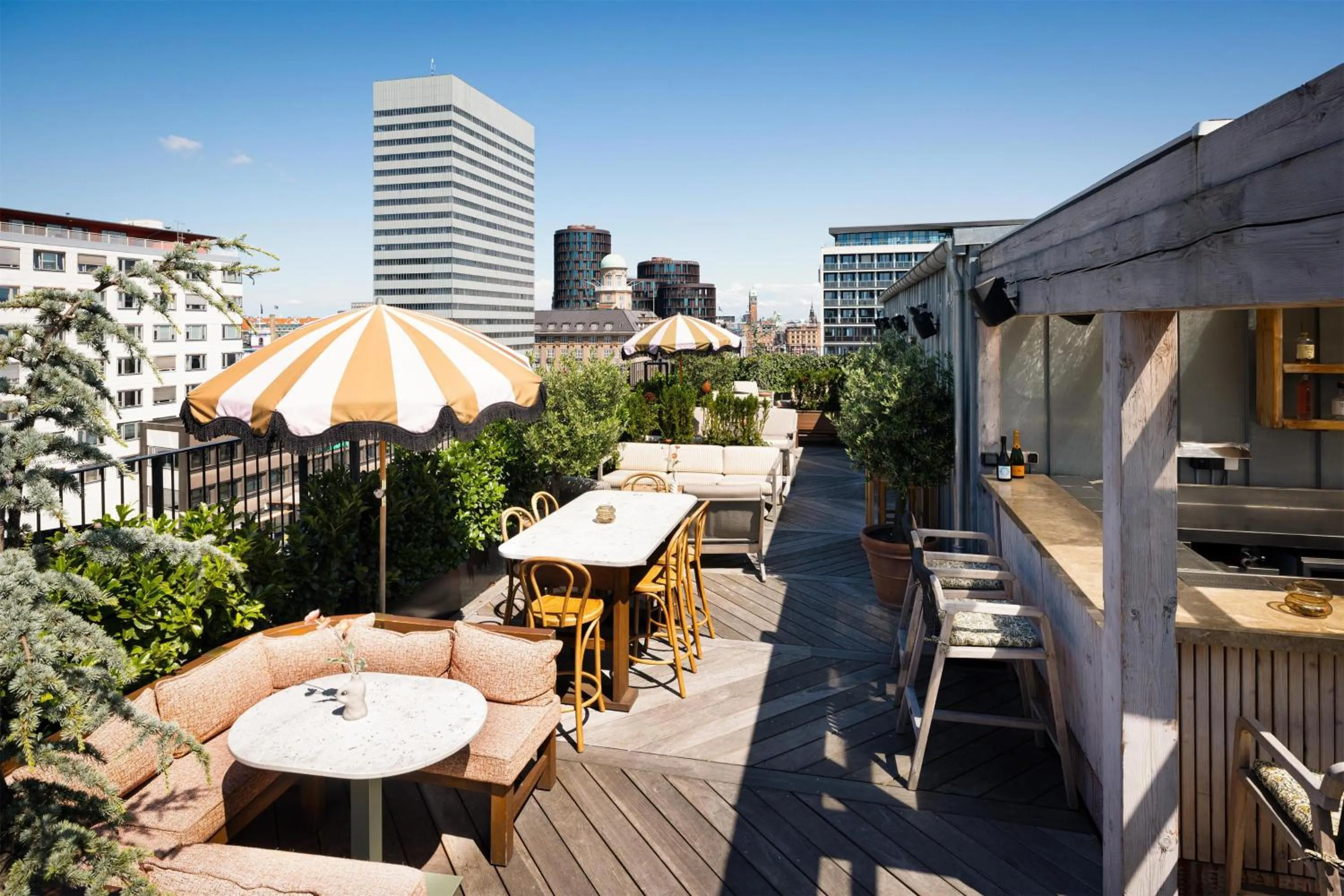 Balcony/Terrace in NH Copenhagen Grand Joanne