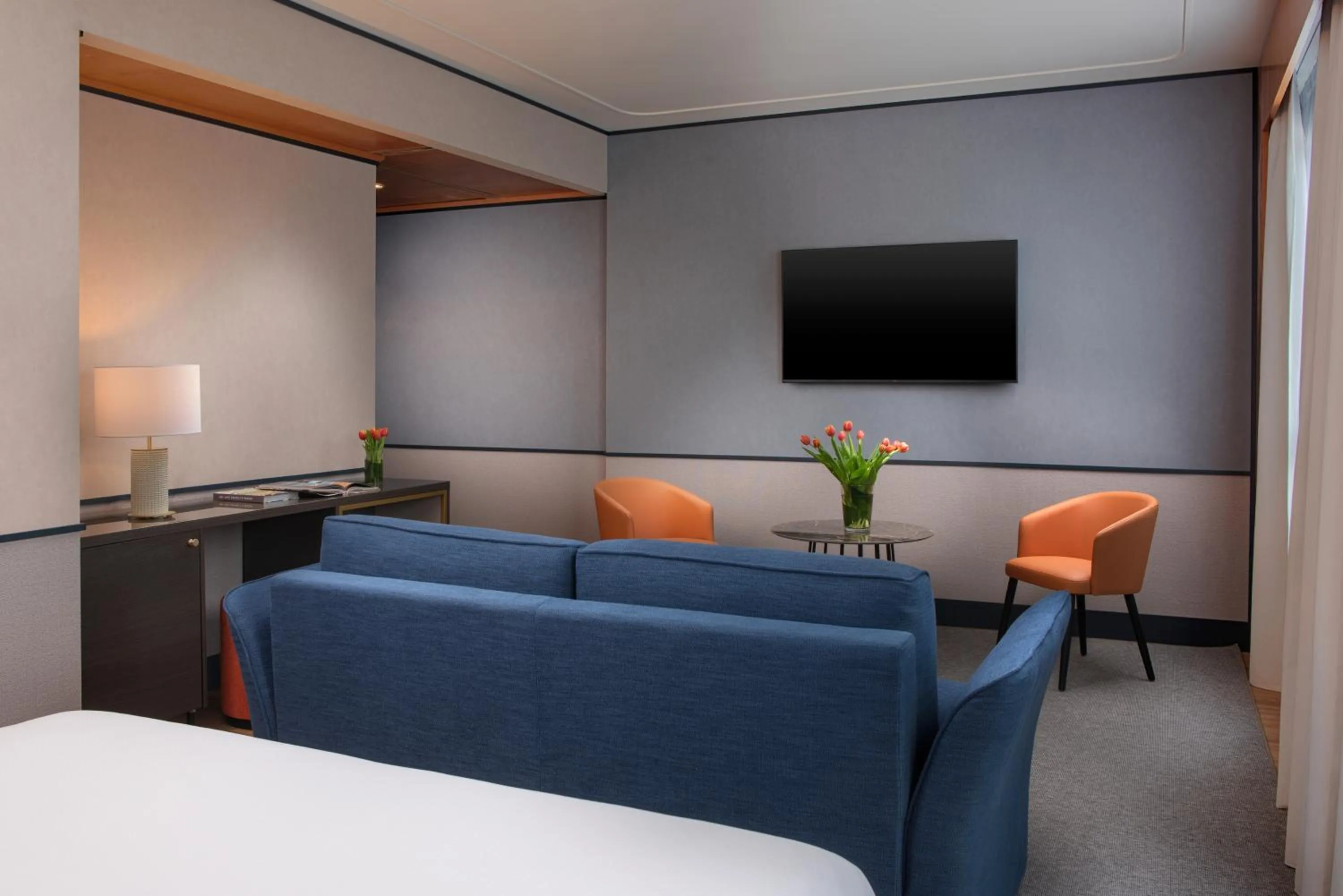 Bedroom, Bed in NH Copenhagen Grand Joanne