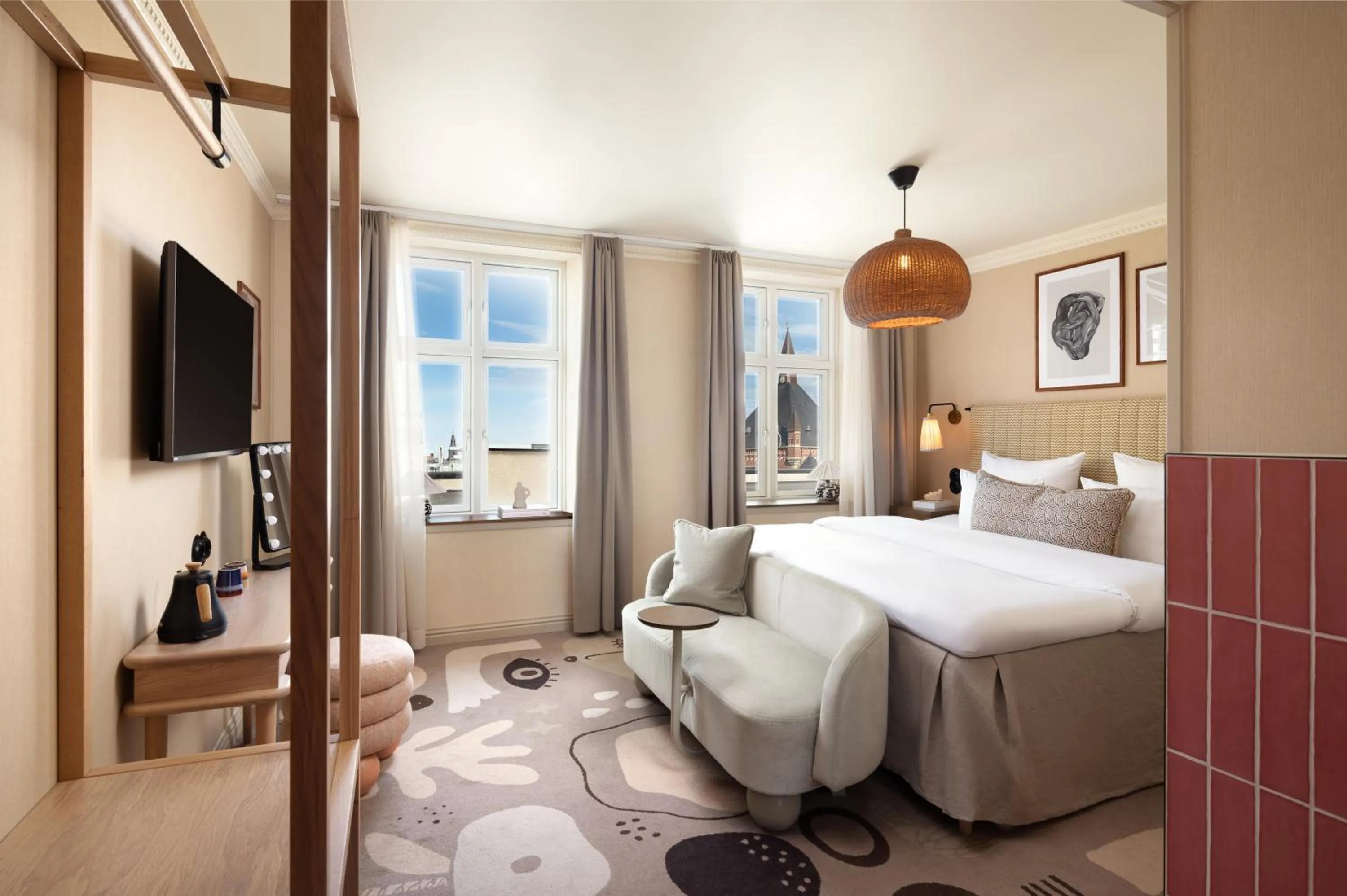 Bed in NH Copenhagen Grand Joanne