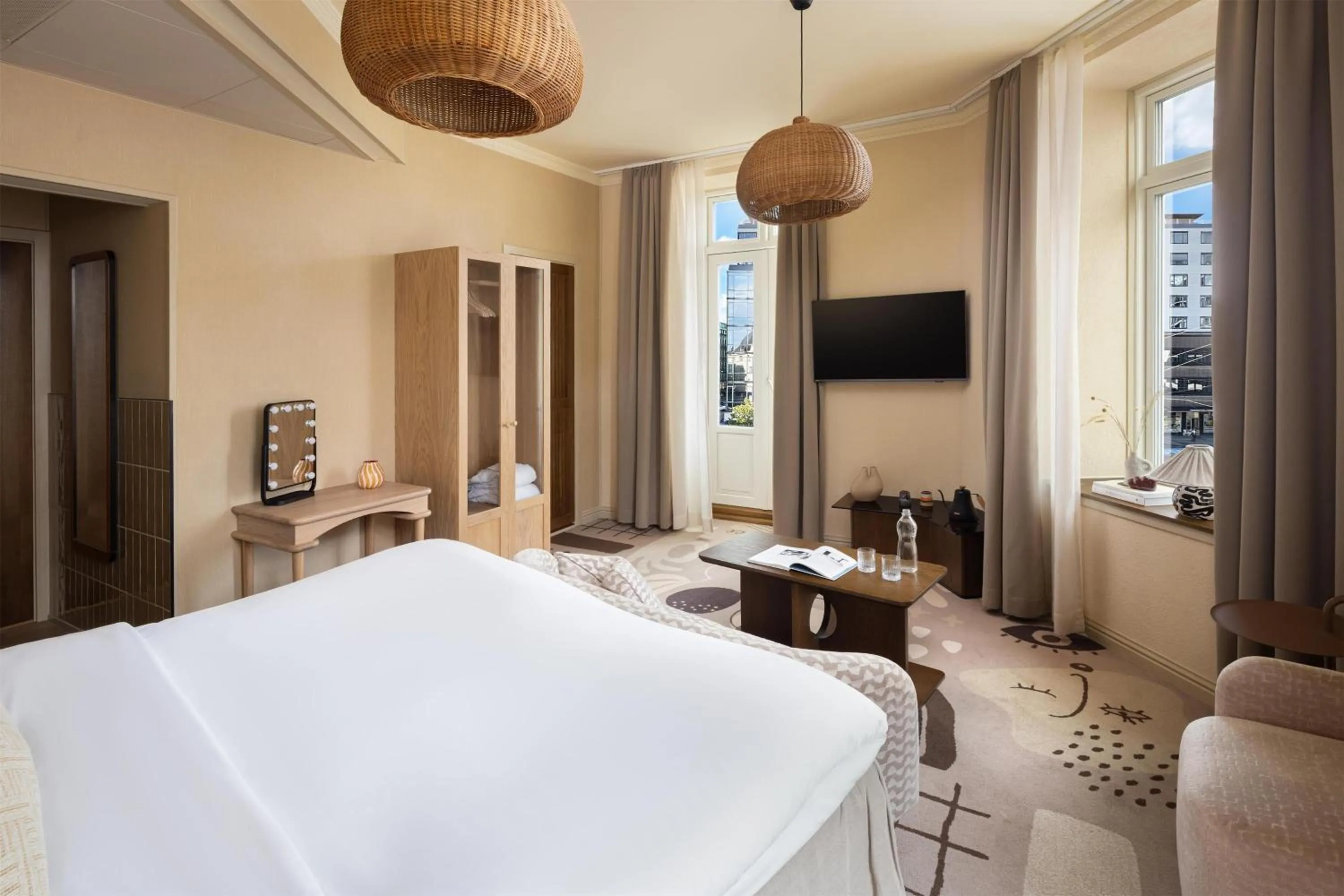 Bedroom, Bed in NH Copenhagen Grand Joanne