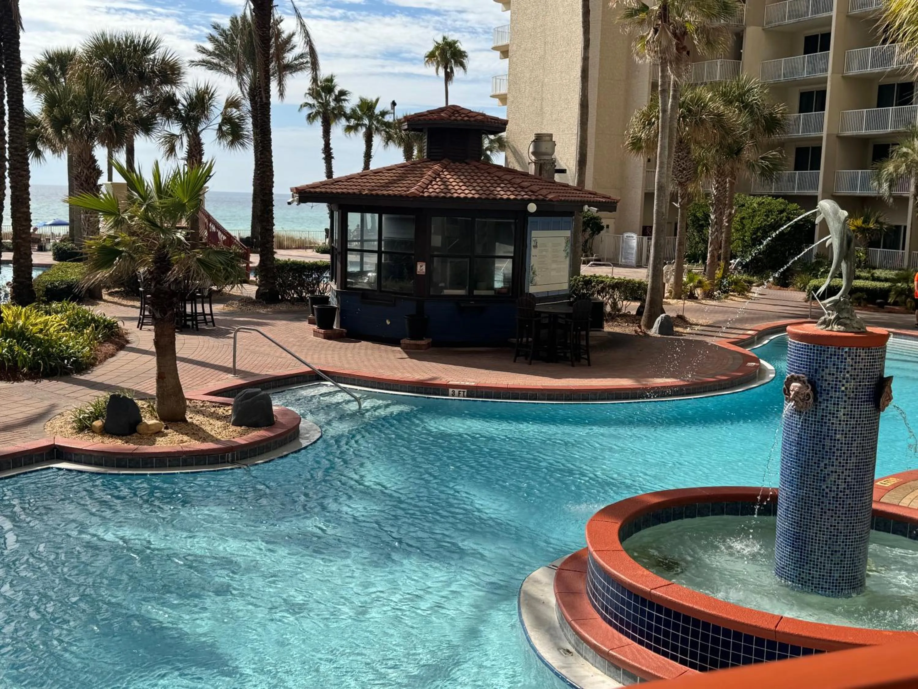 Pool view in Shores of Panama Resort