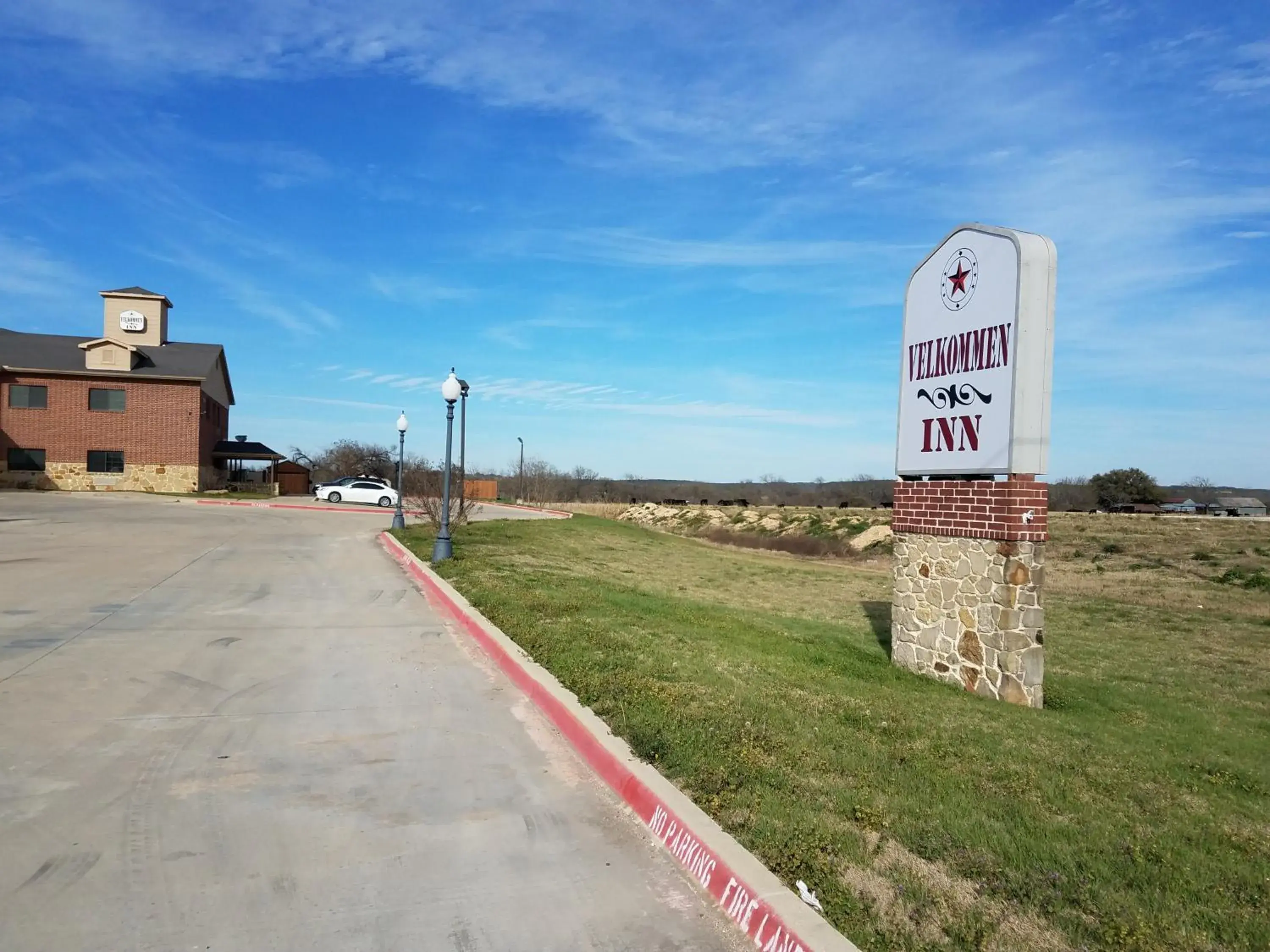 Property building in Velkommen Inn Property building in Velkommen Inn