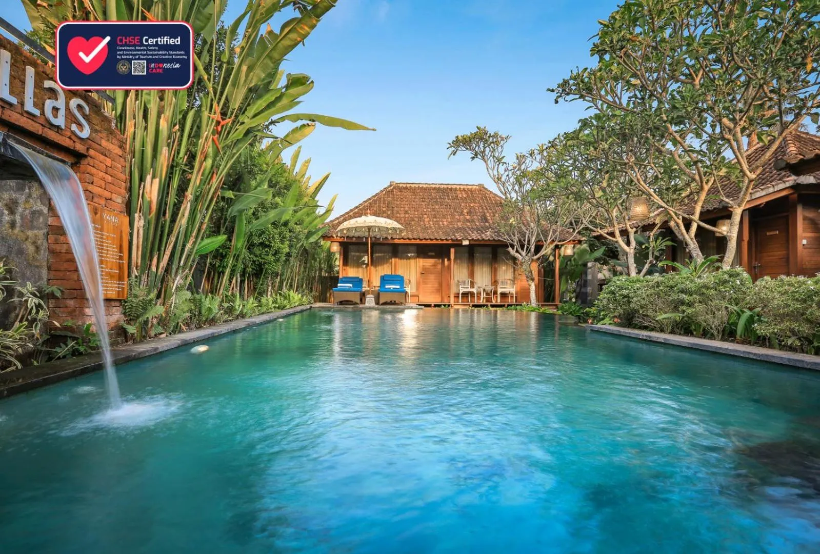 Swimming pool in Yana Villas Kemenuh by GenuineHost