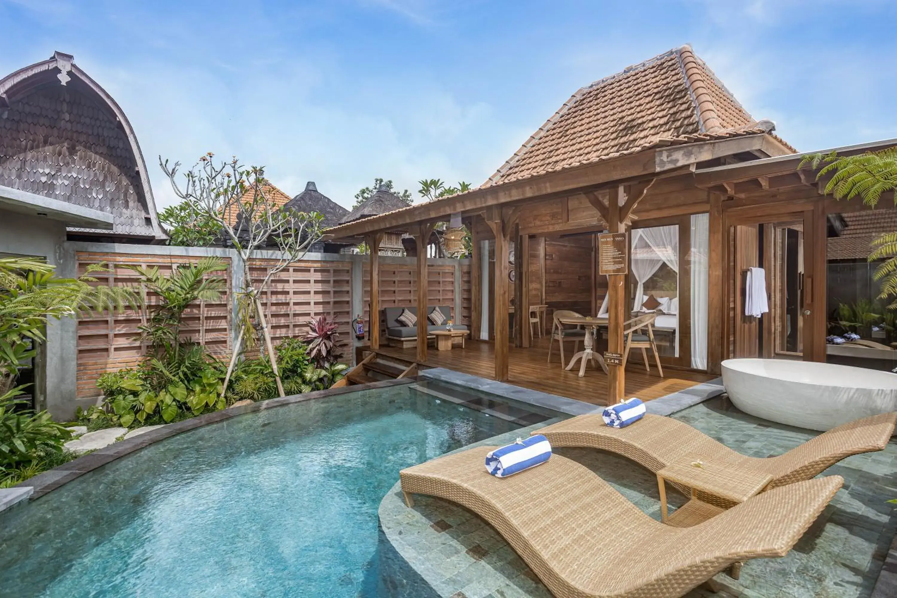 Pool view in Yana Villas Kemenuh by GenuineHost Pool view in Yana Villas Kemenuh by GenuineHost