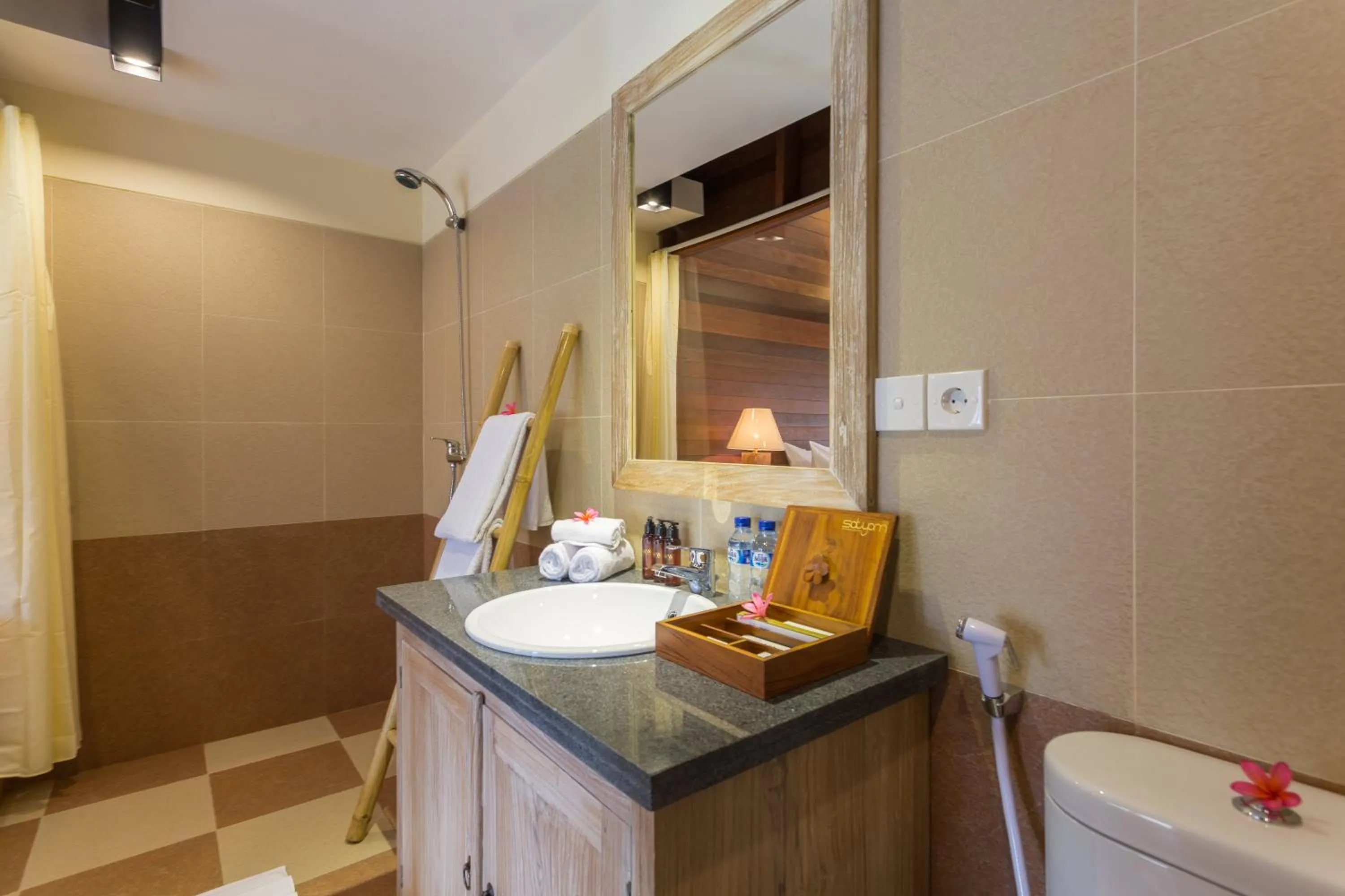 Bathroom in Yana Villas Kemenuh by GenuineHost