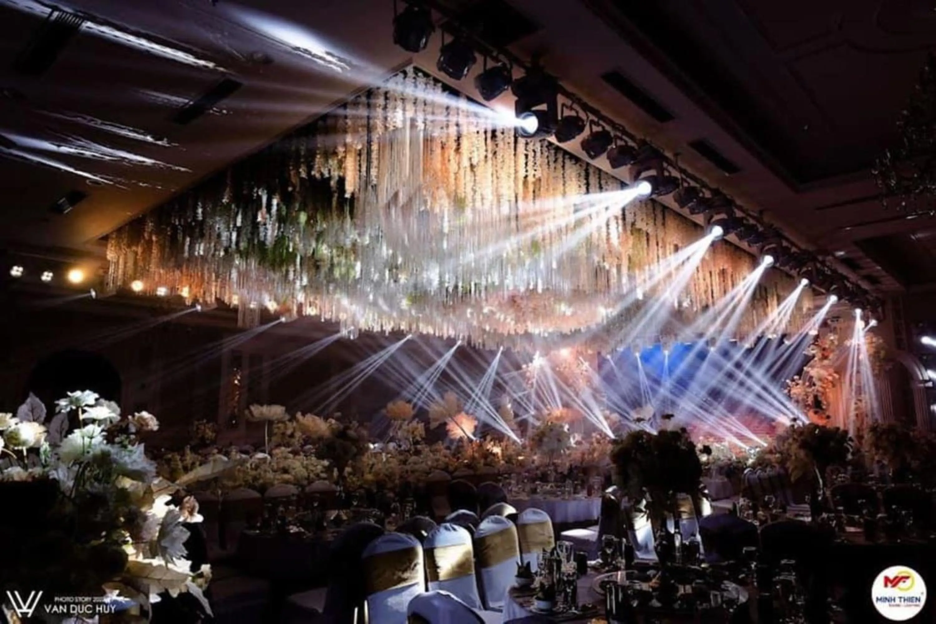 group of guests in Tan An Palace