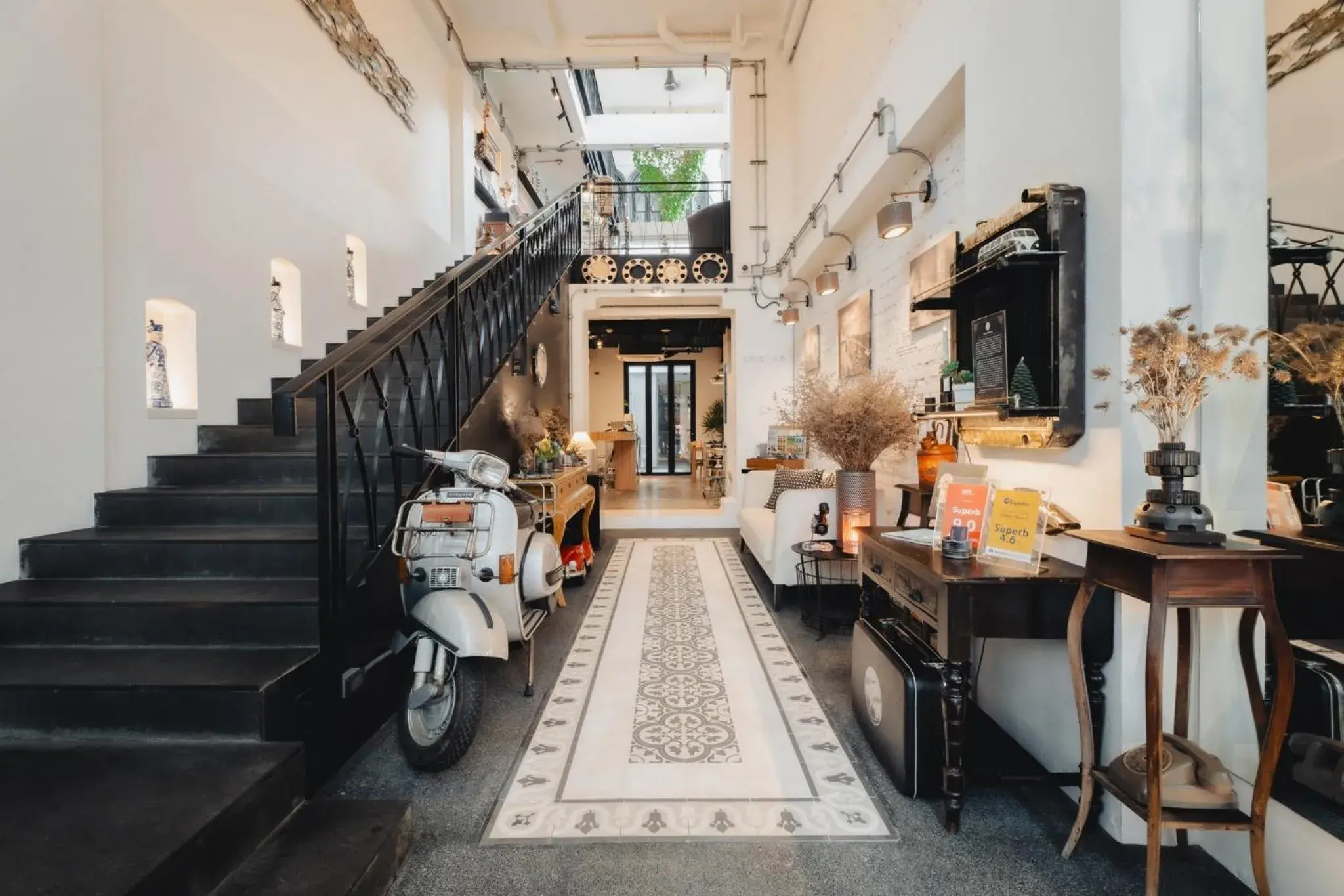 Lobby or reception in Xinlor House - Phuket Old Town Lobby or reception in Xinlor House - Phuket Old Town