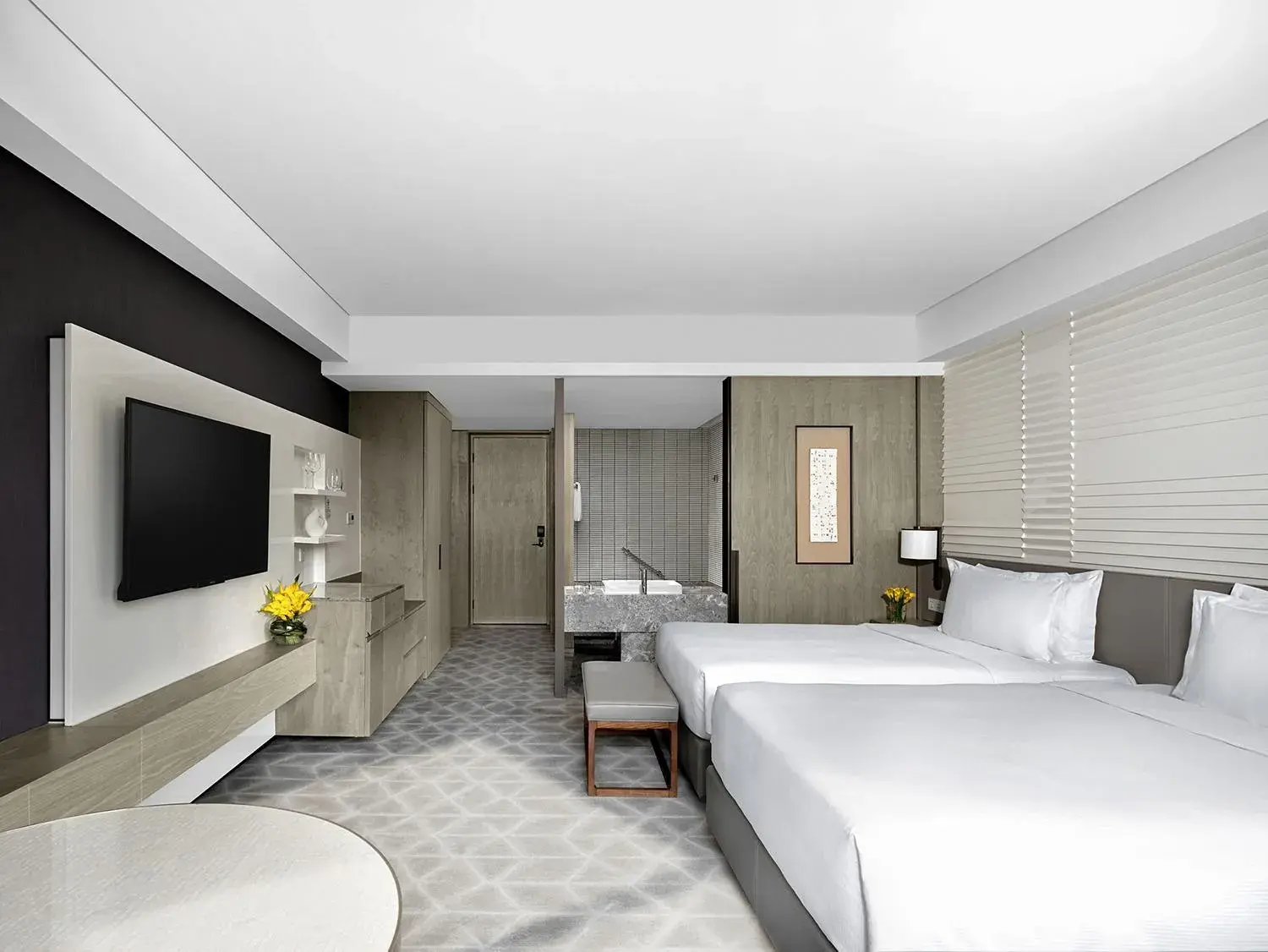 Bed in Cordis Shanghai Hongqiao (Langham Hospitality Group) Bed in Cordis Shanghai Hongqiao (Langham Hospitality Group)
