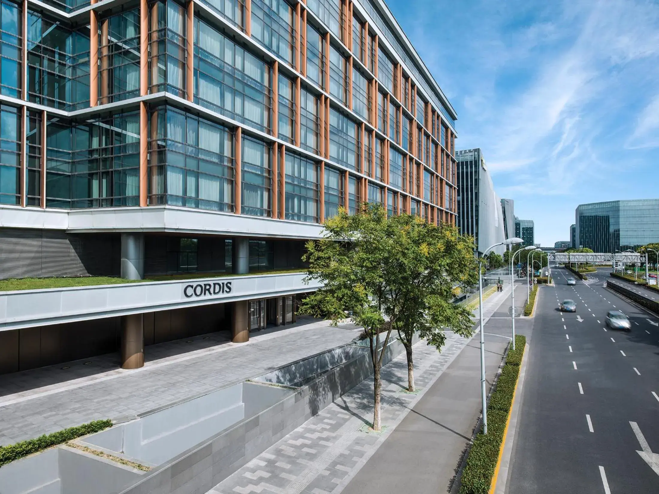Facade/entrance in Cordis Shanghai Hongqiao (Langham Hospitality Group) Facade/entrance in Cordis Shanghai Hongqiao (Langham Hospitality Group)