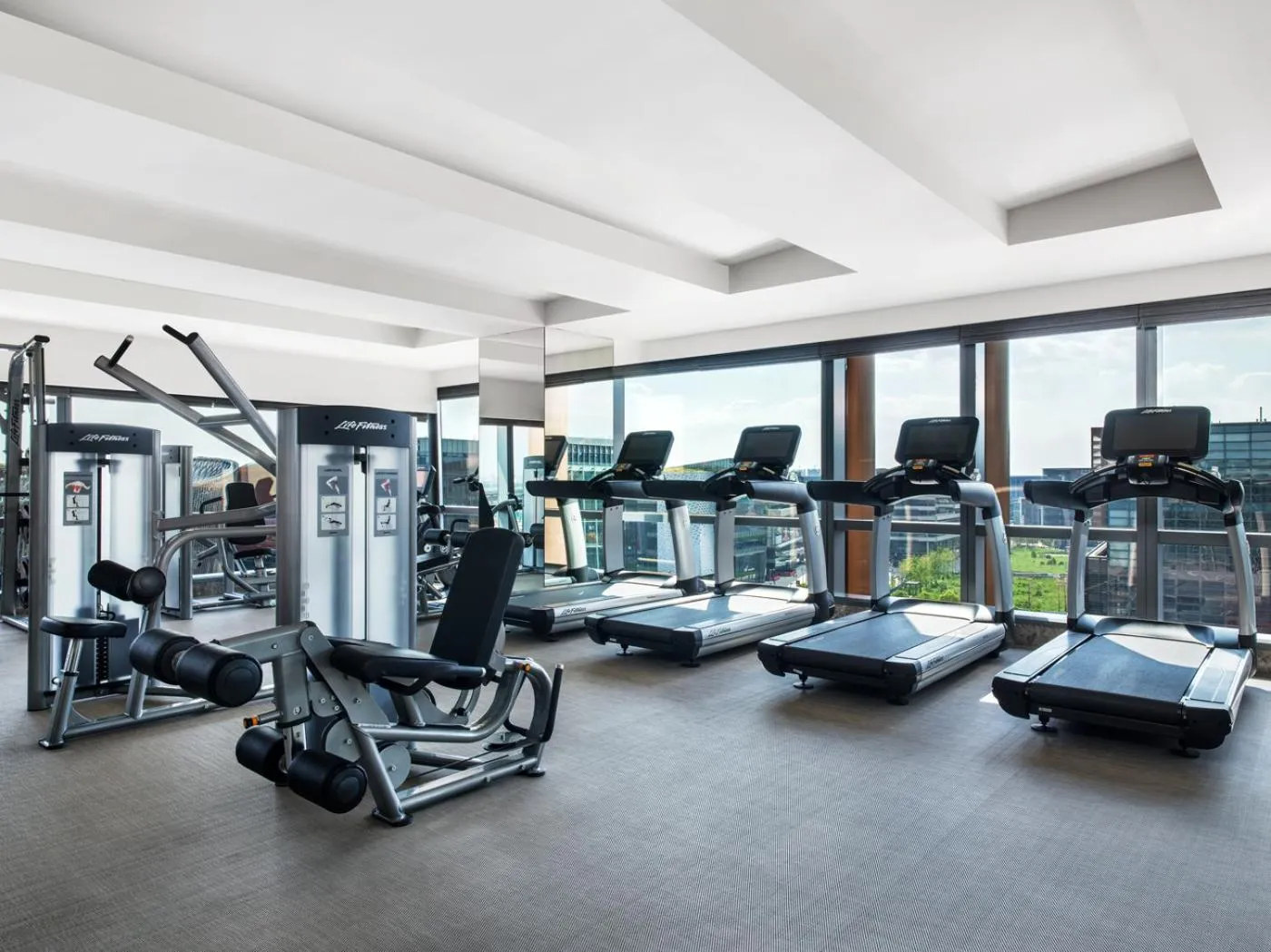 Fitness centre/facilities in Cordis Shanghai Hongqiao (Langham Hospitality Group)