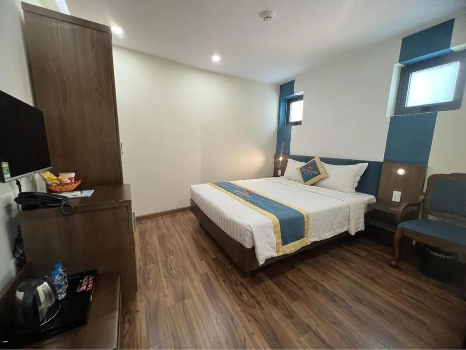 Bed in Thuy Van Hotel