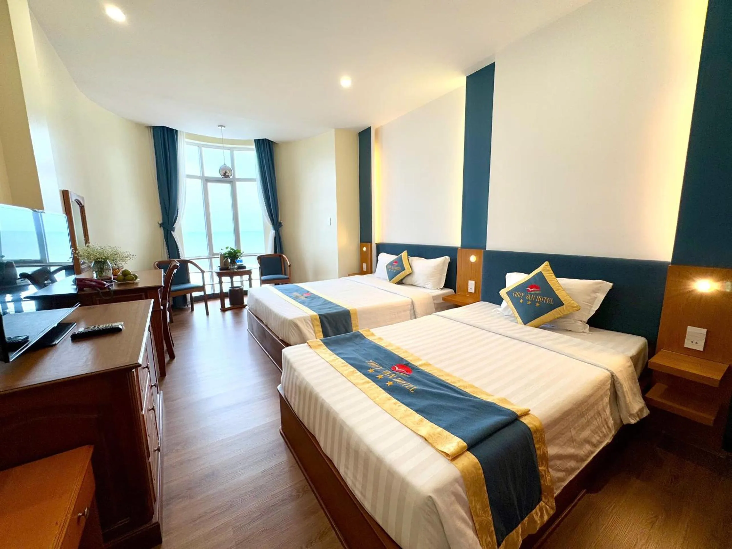 Bed in Thuy Van Hotel