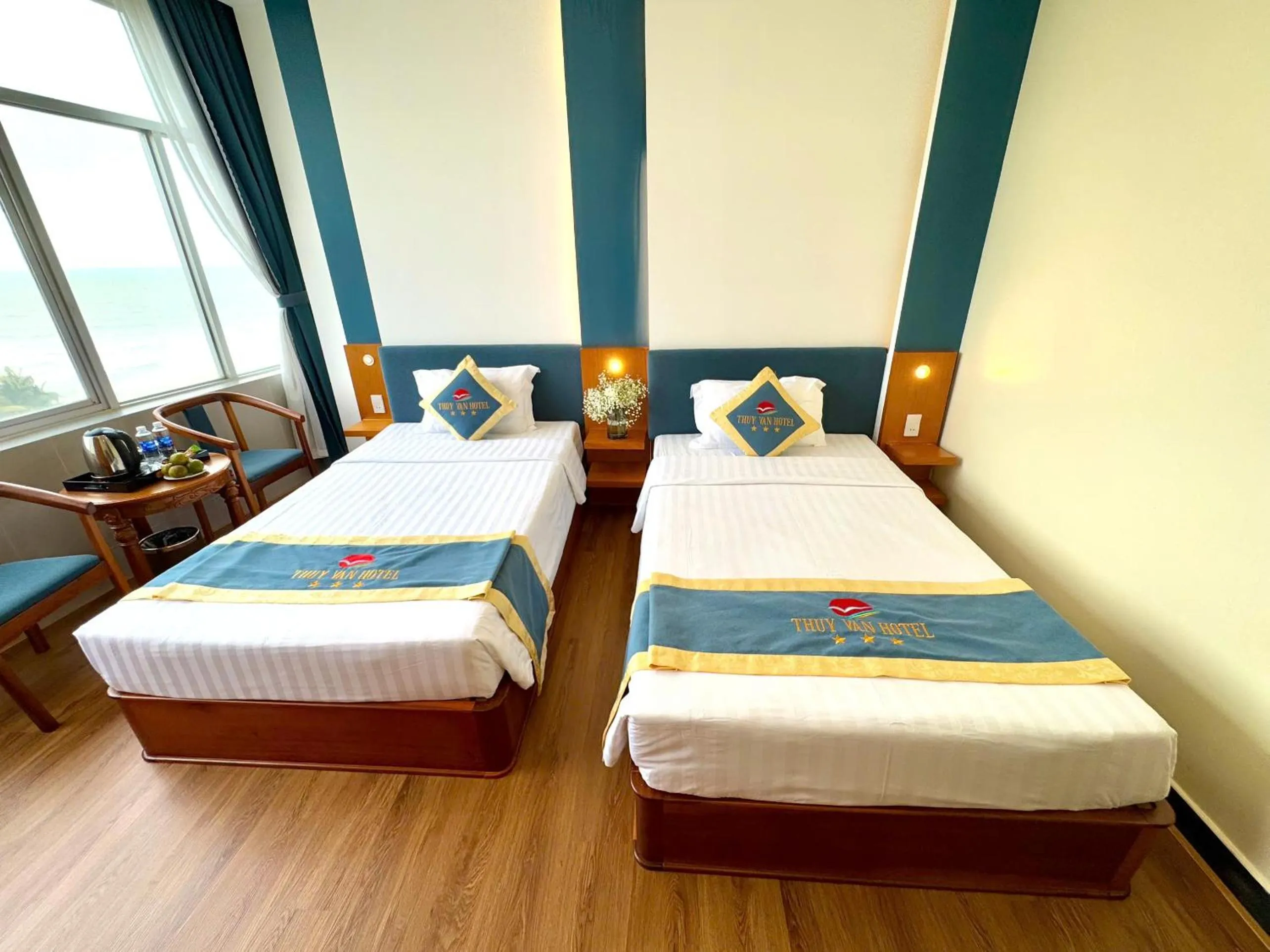 Bed in Thuy Van Hotel