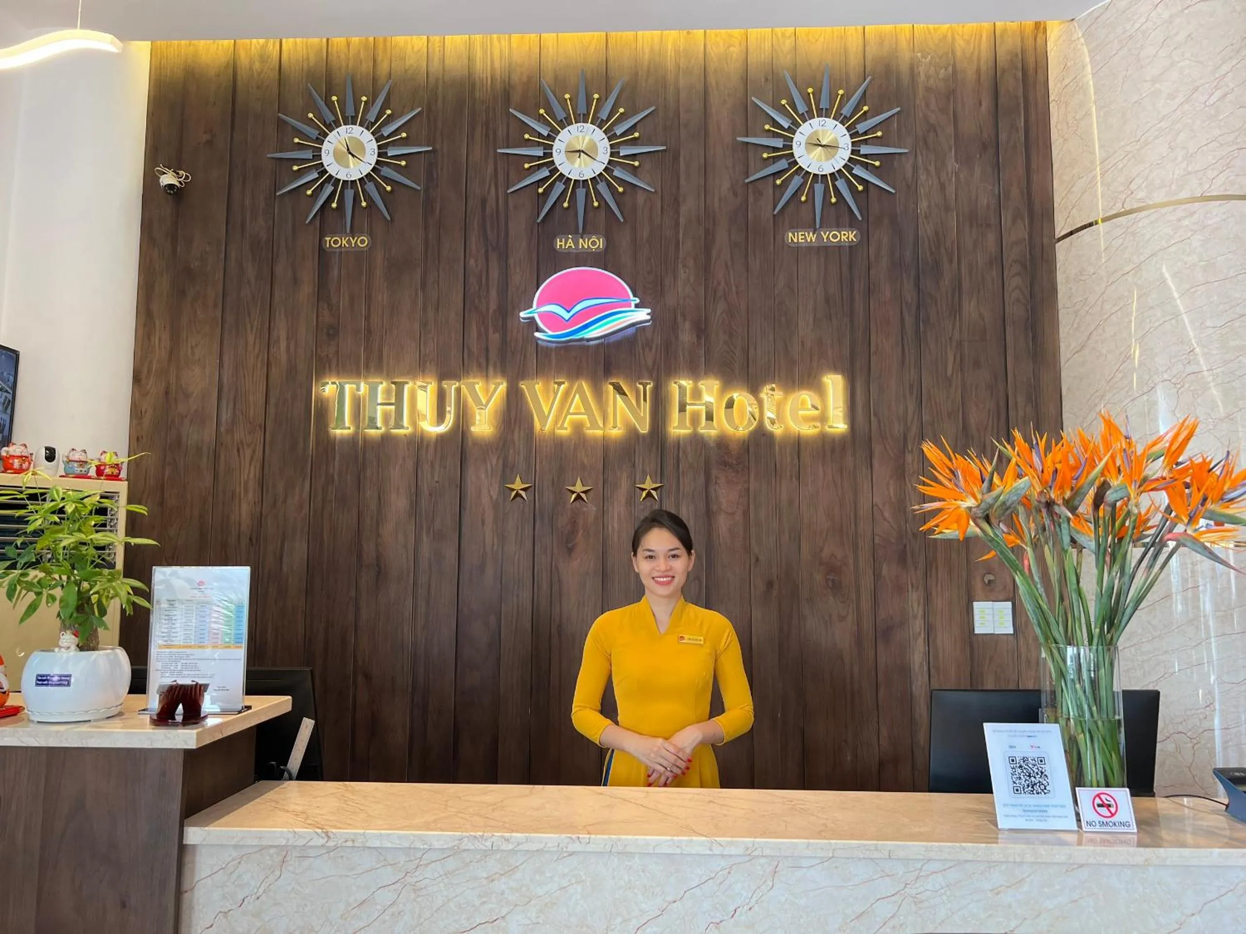 Lobby or reception in Thuy Van Hotel