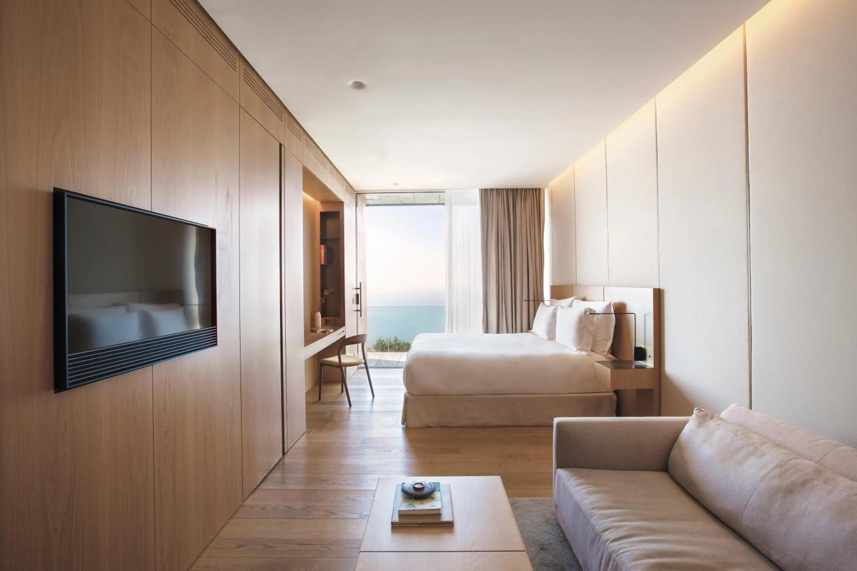 Bedroom in Akelarre - Relais & Châteaux