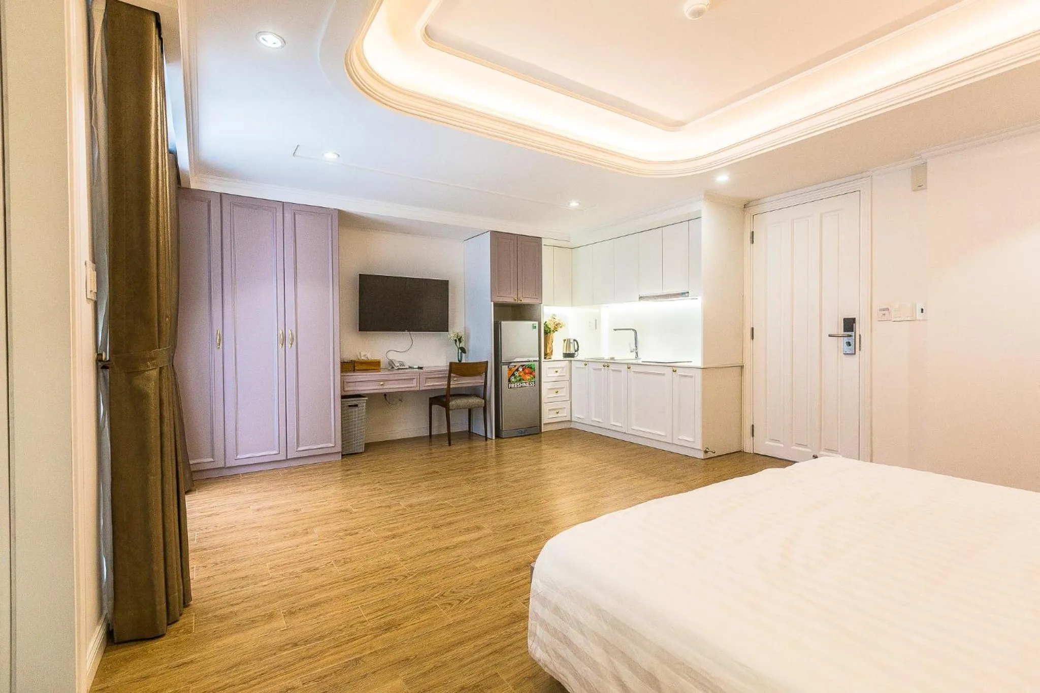 Bed in Ngan Ha 2 Apartment Phu My Hung