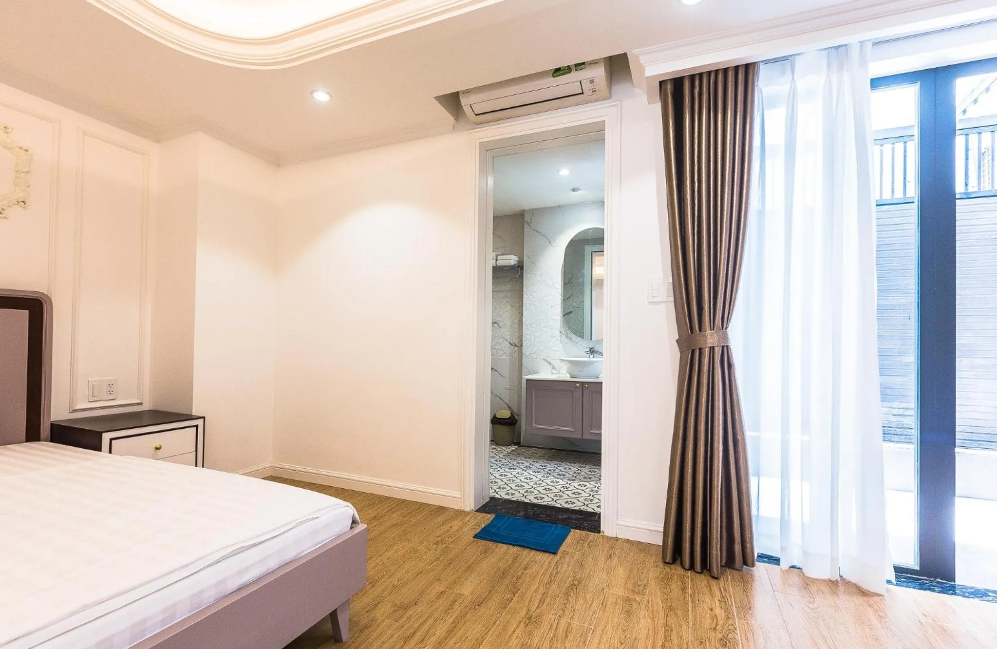 Bed in Ngan Ha 2 Apartment Phu My Hung