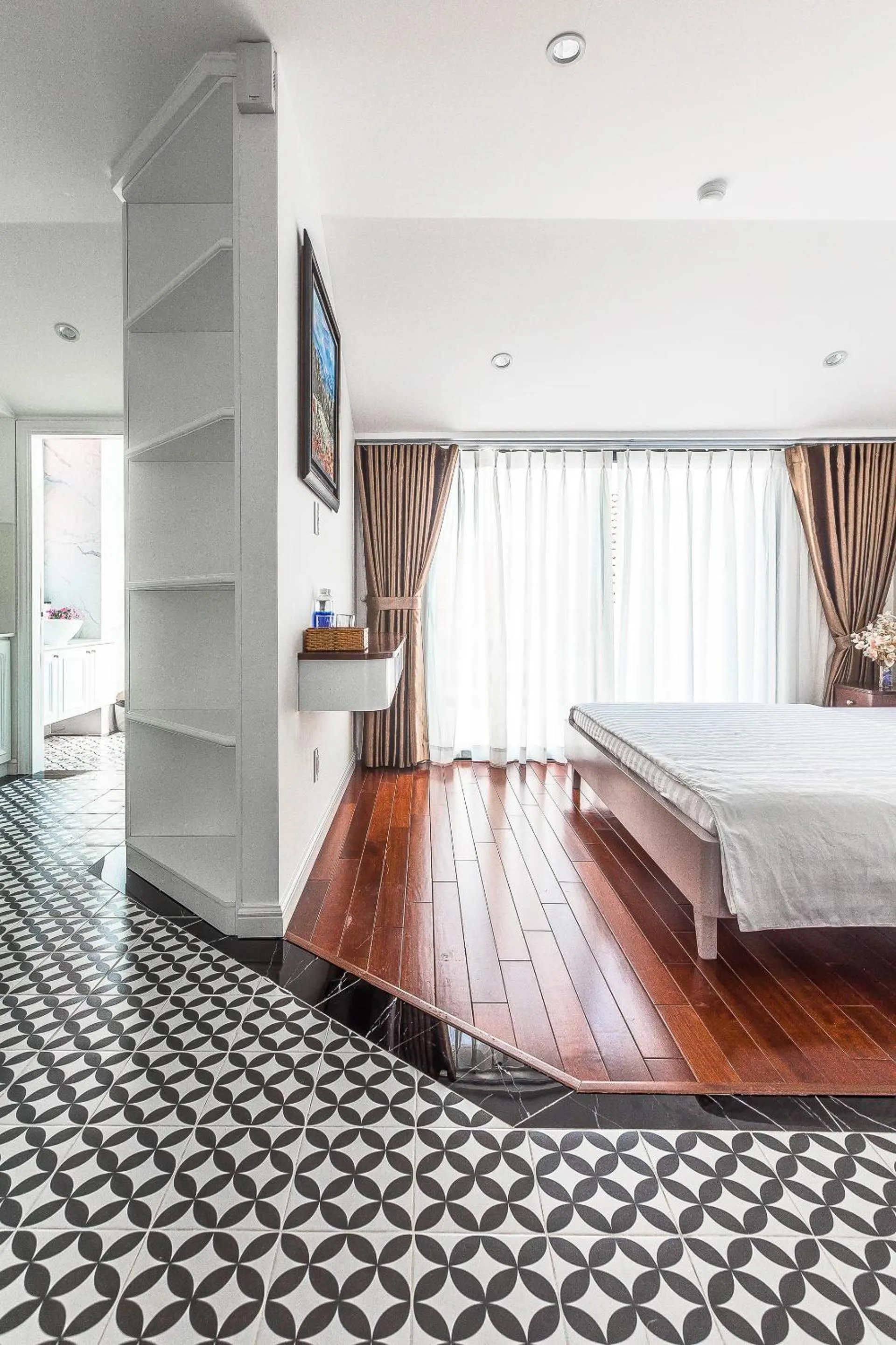 Bed in Ngan Ha 2 Apartment Phu My Hung