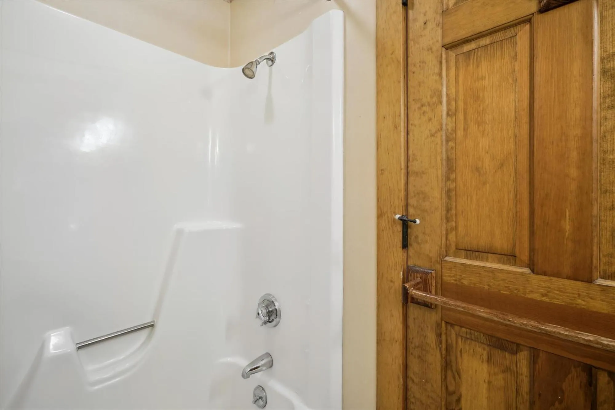 Shower in Ski on ski off, conveniently located, 2 bedroom condo with beautiful views, access to indoor pool Sunrise B3