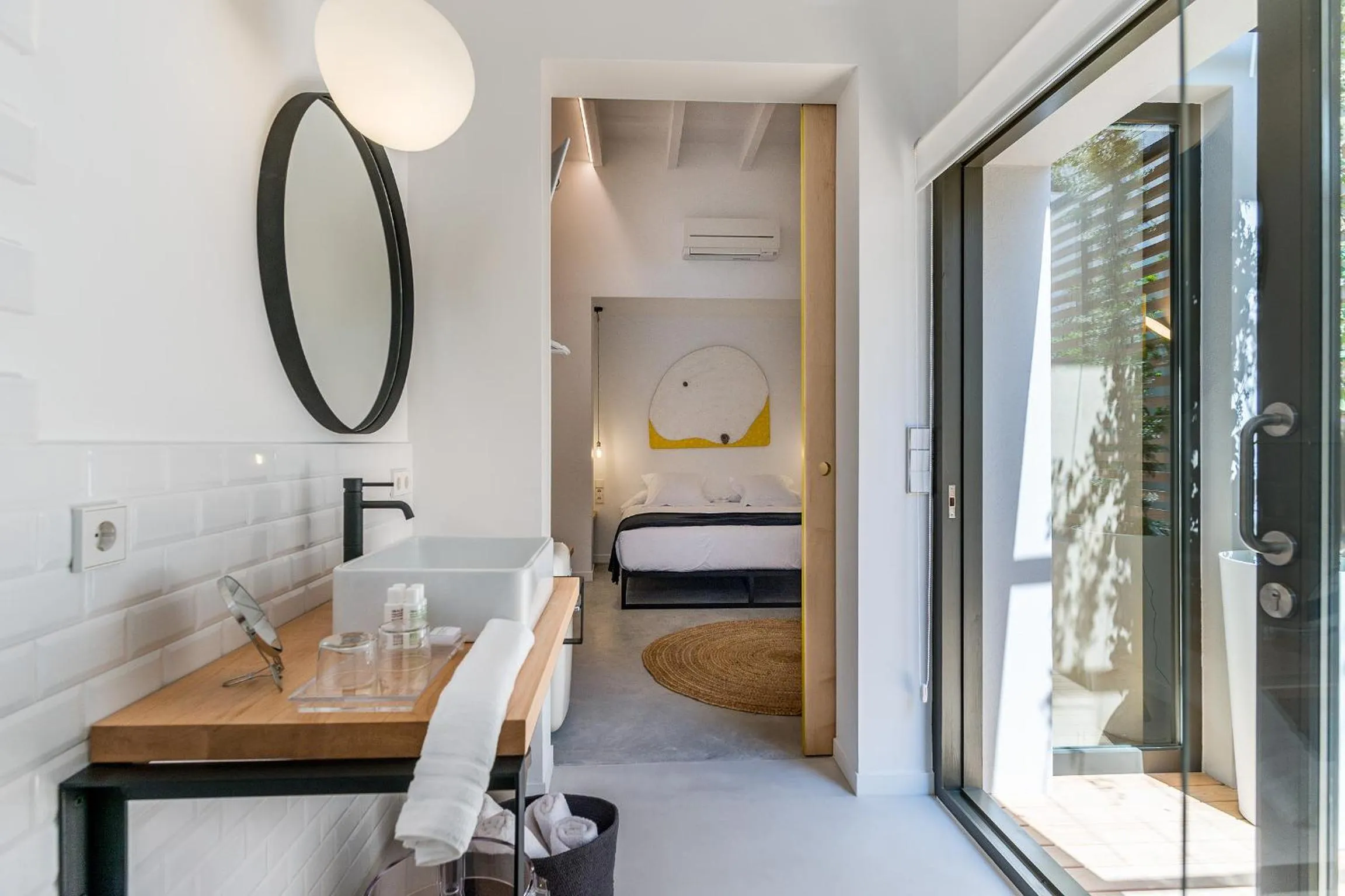 Bathroom, Bed in Sodium Boutique Hotel