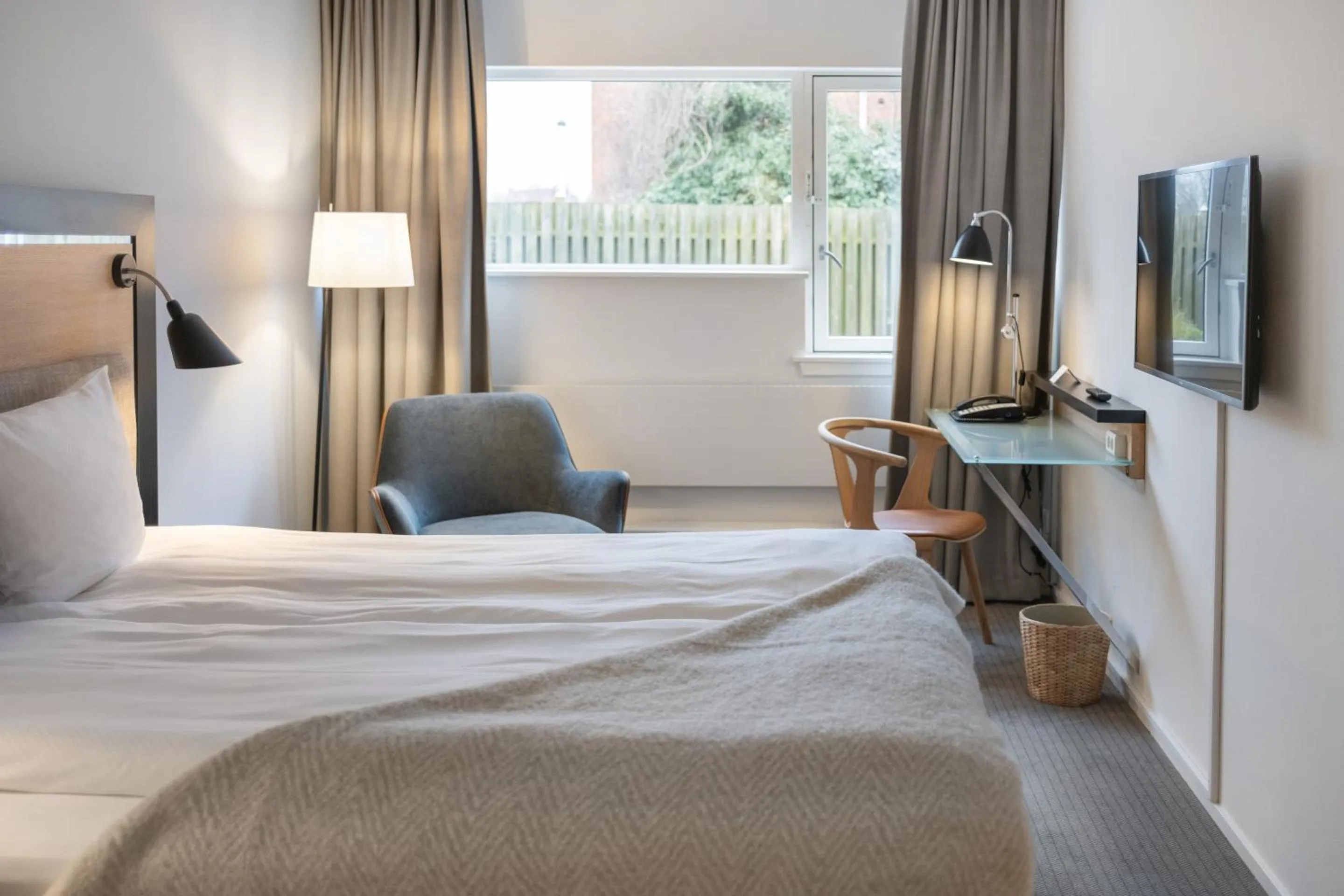 Bed in Gentofte Hotel