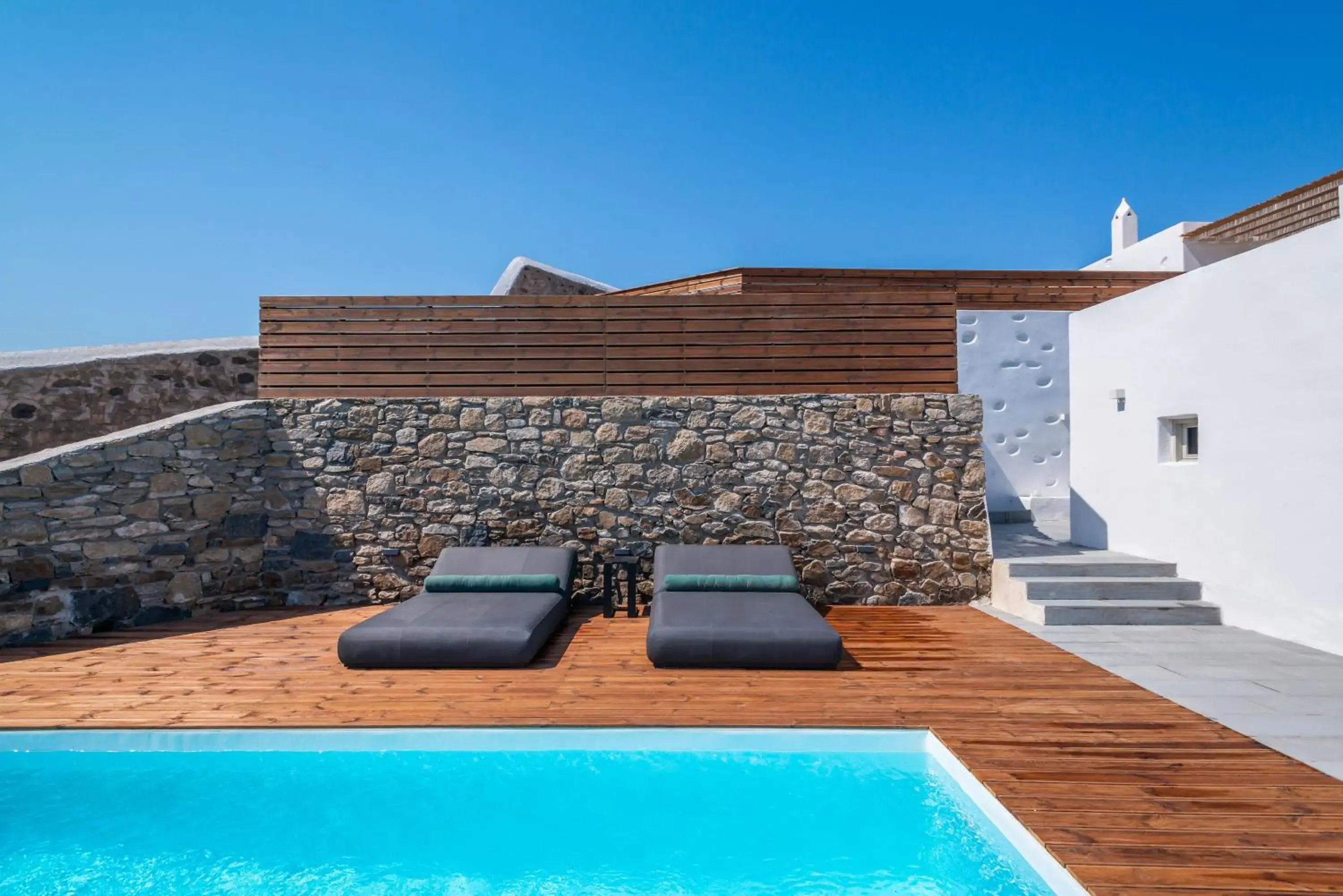 Swimming pool in Dreambox Mykonos Suites and Mini Villas Swimming pool in Dreambox Mykonos Suites and Mini Villas